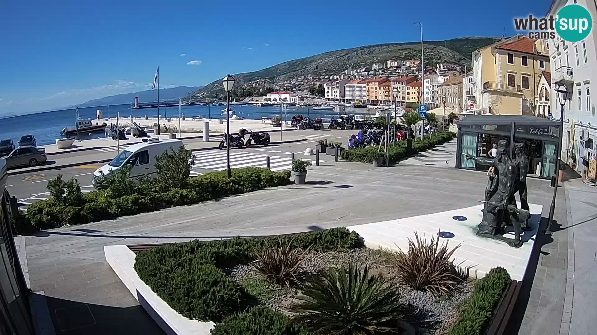 Webcam en vivo Senj riva – paseo marítimo