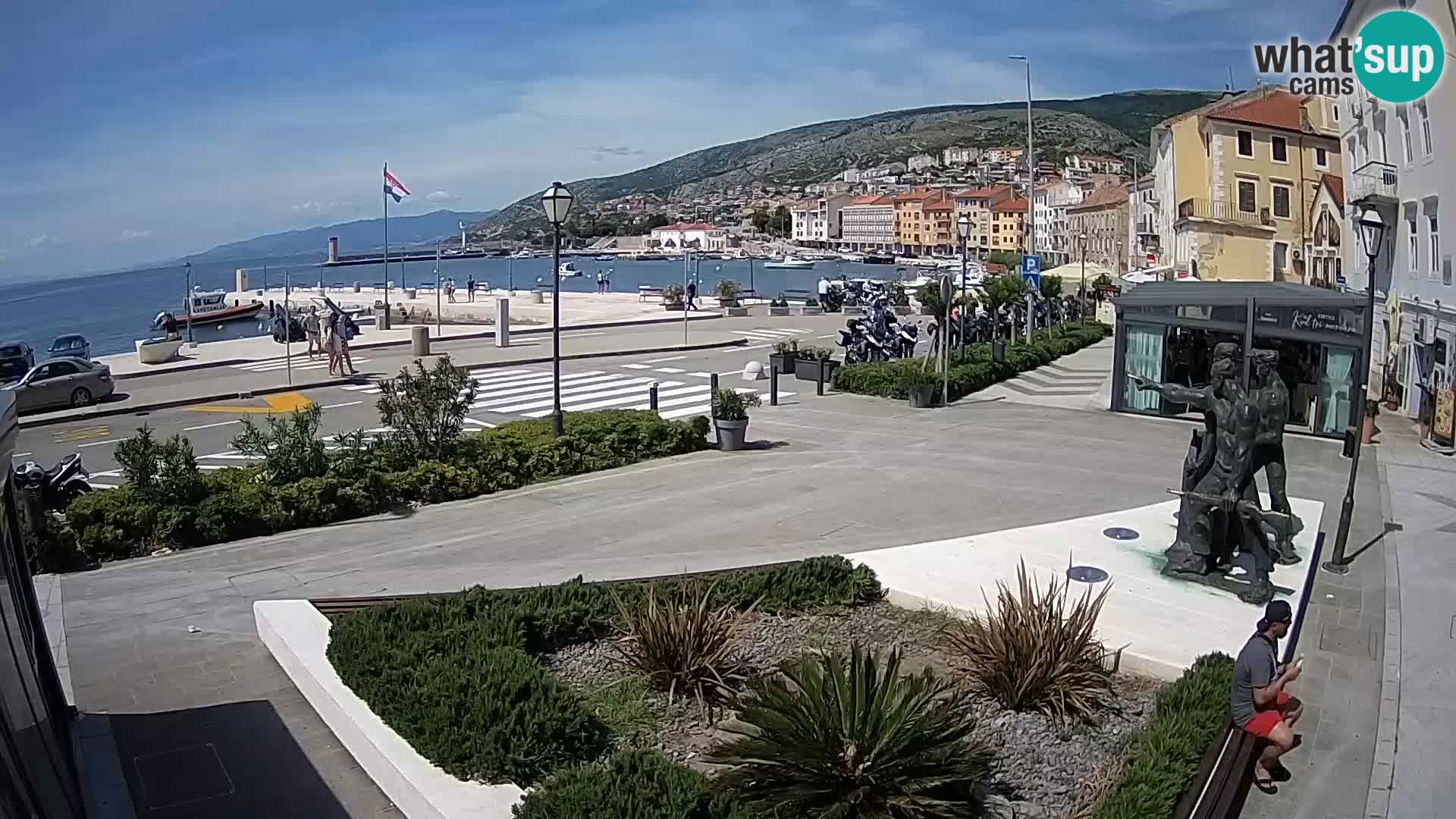 Webcam en vivo Senj riva – paseo marítimo