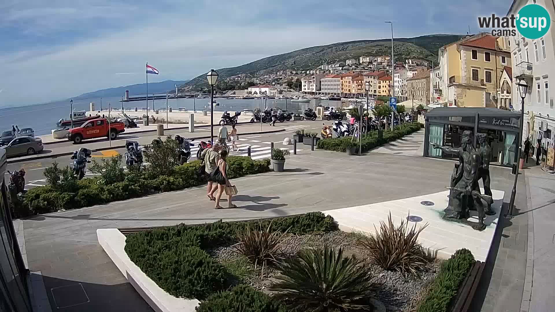 Webcam en vivo Senj riva – paseo marítimo