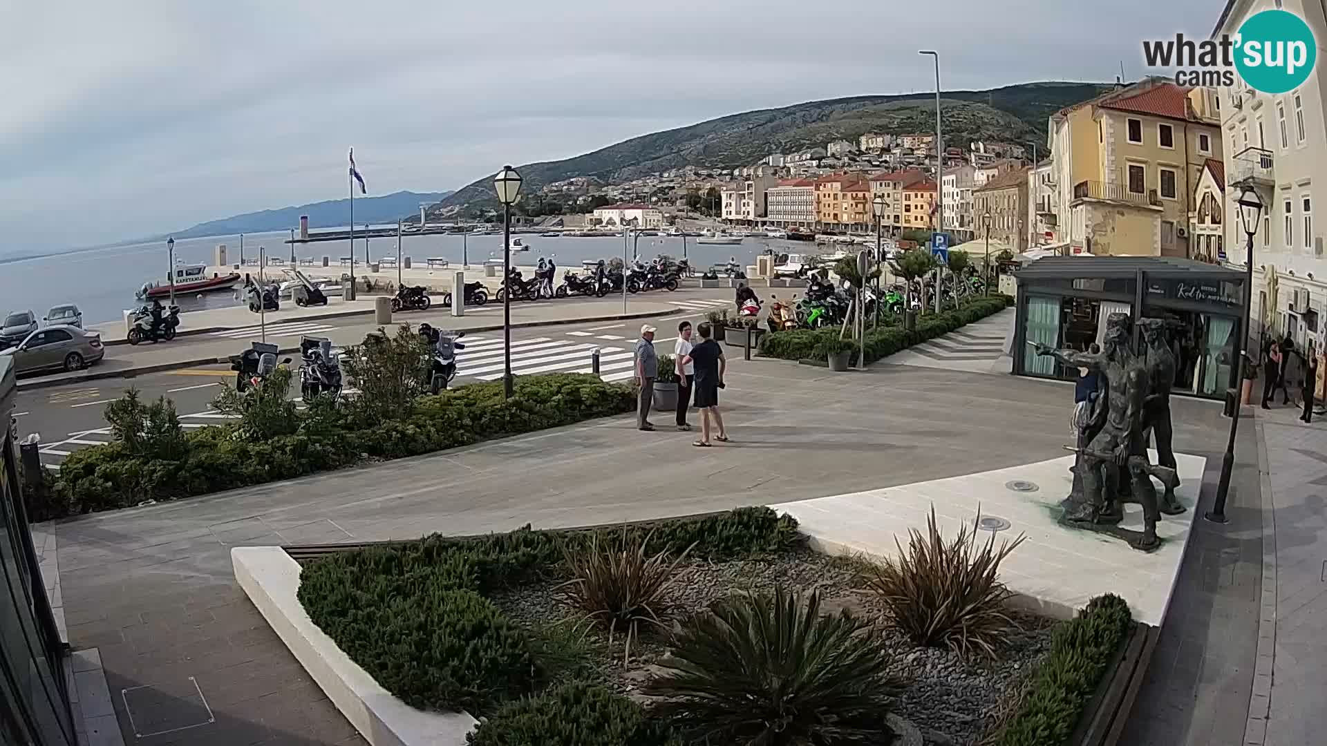 Webcam en vivo Senj riva – paseo marítimo