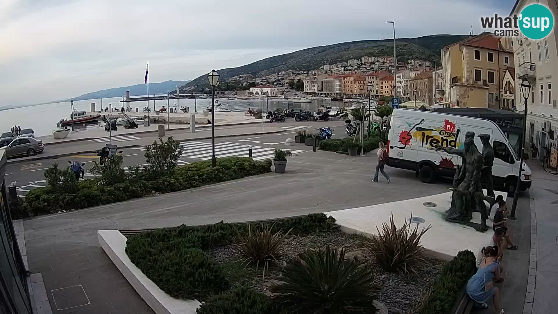 Live webcam Senj riva – fronte mare