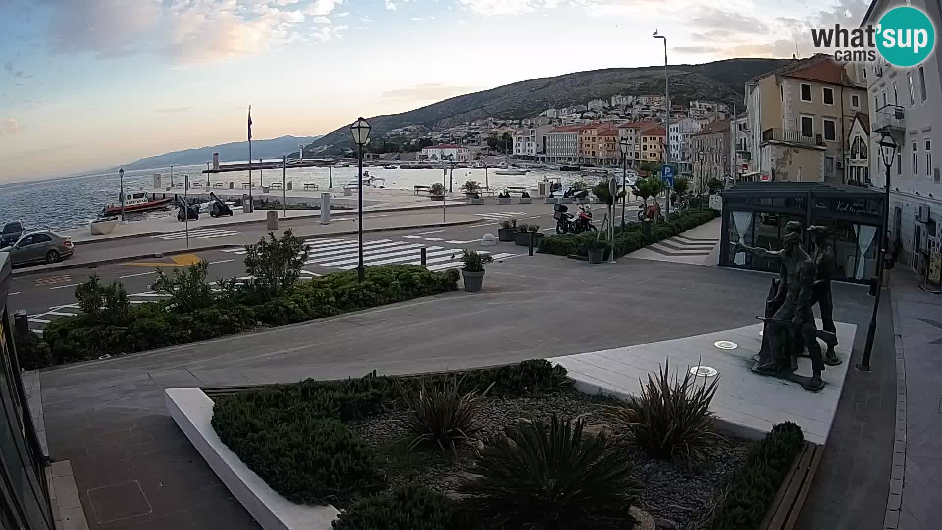 Spletna kamera v živo Senj riva – Hrvaška