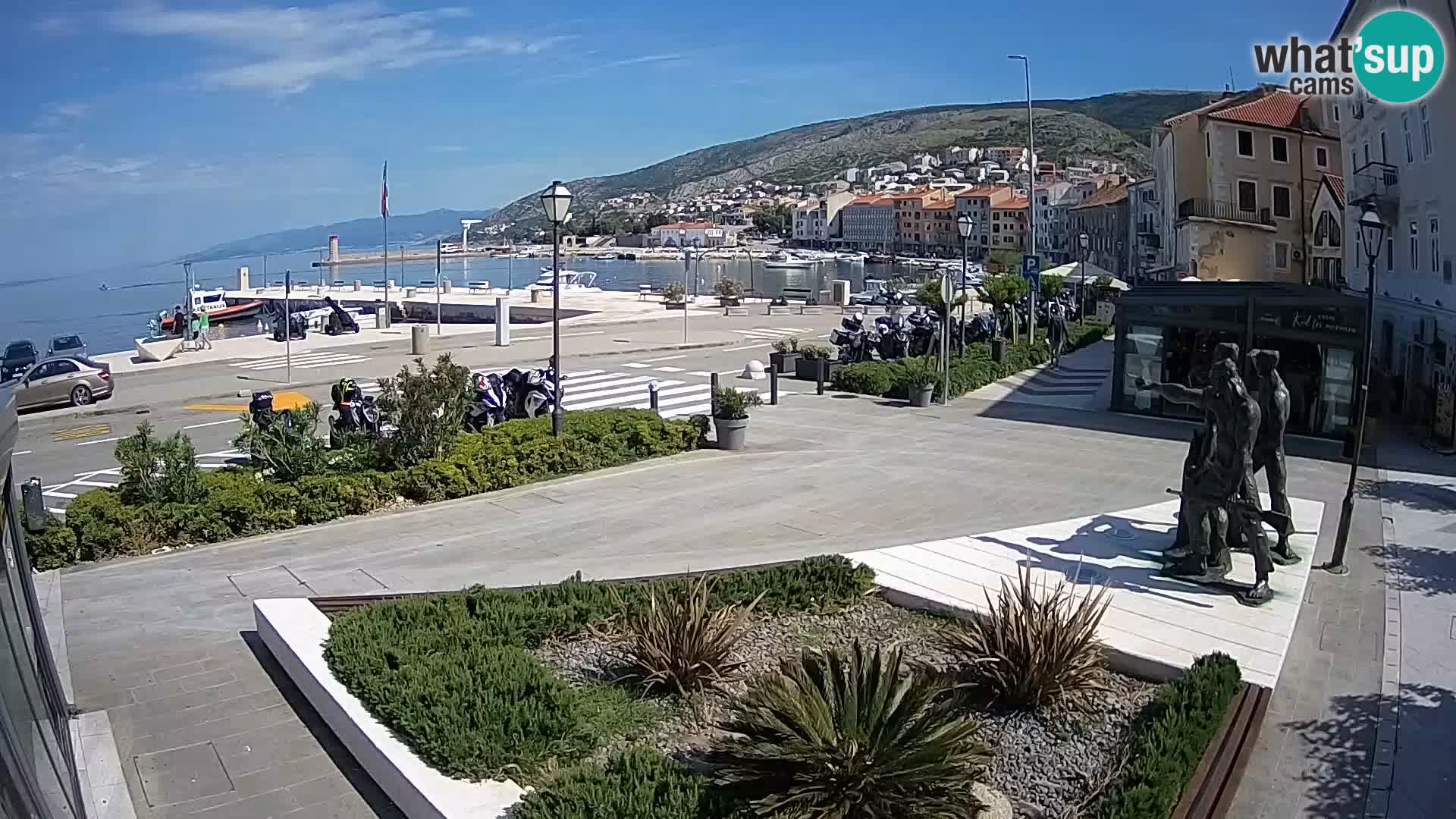 Live webcam Senj riva – seafront – Croatia