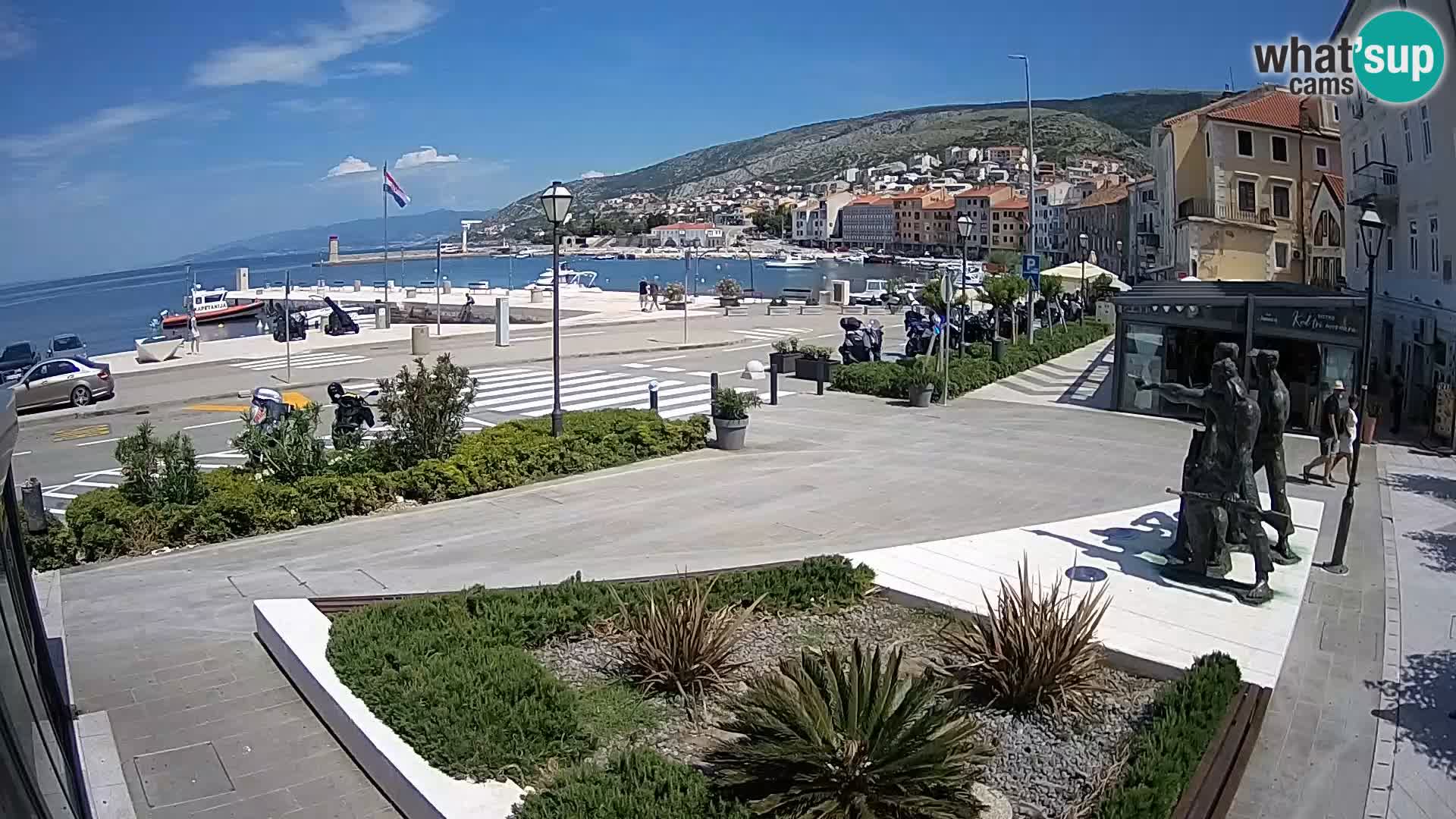 Spletna kamera v živo Senj riva – Hrvaška