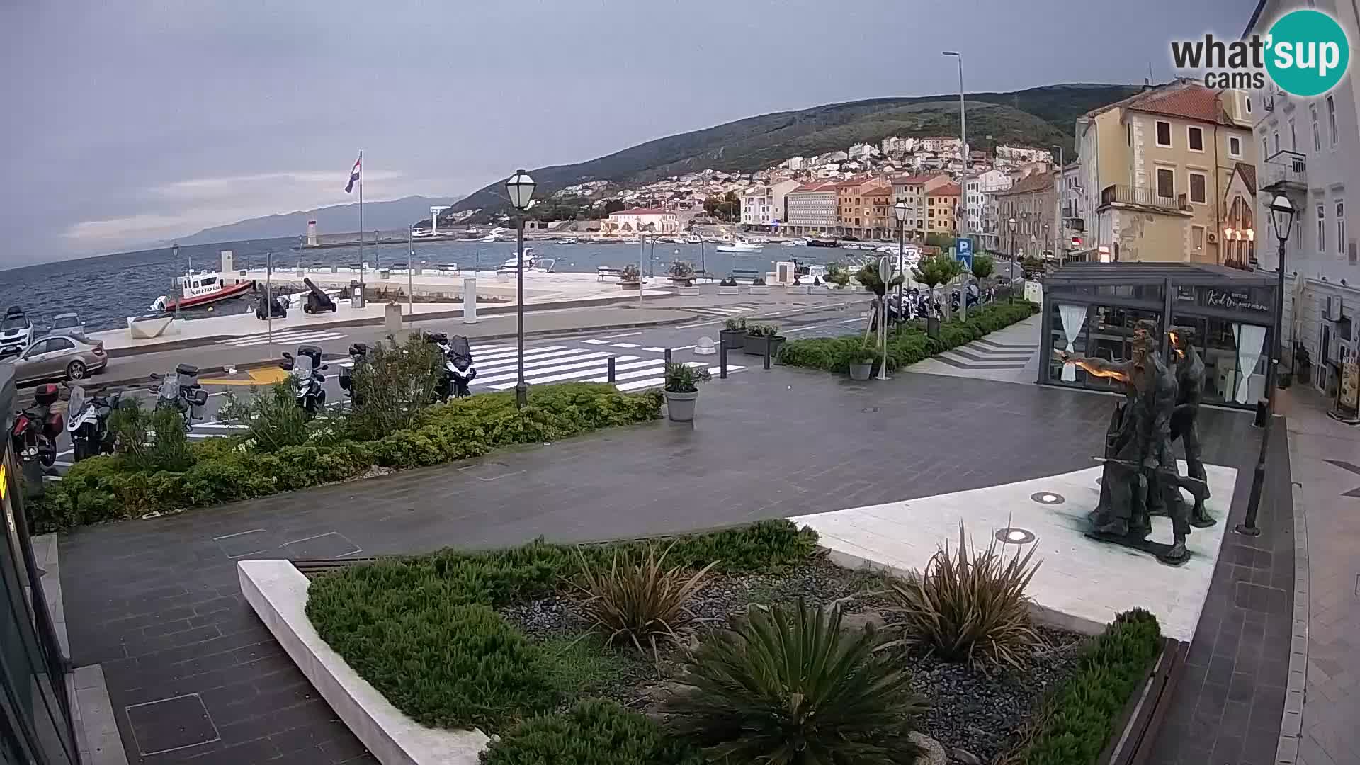 Live webcam Senj riva – seafront – Croatia