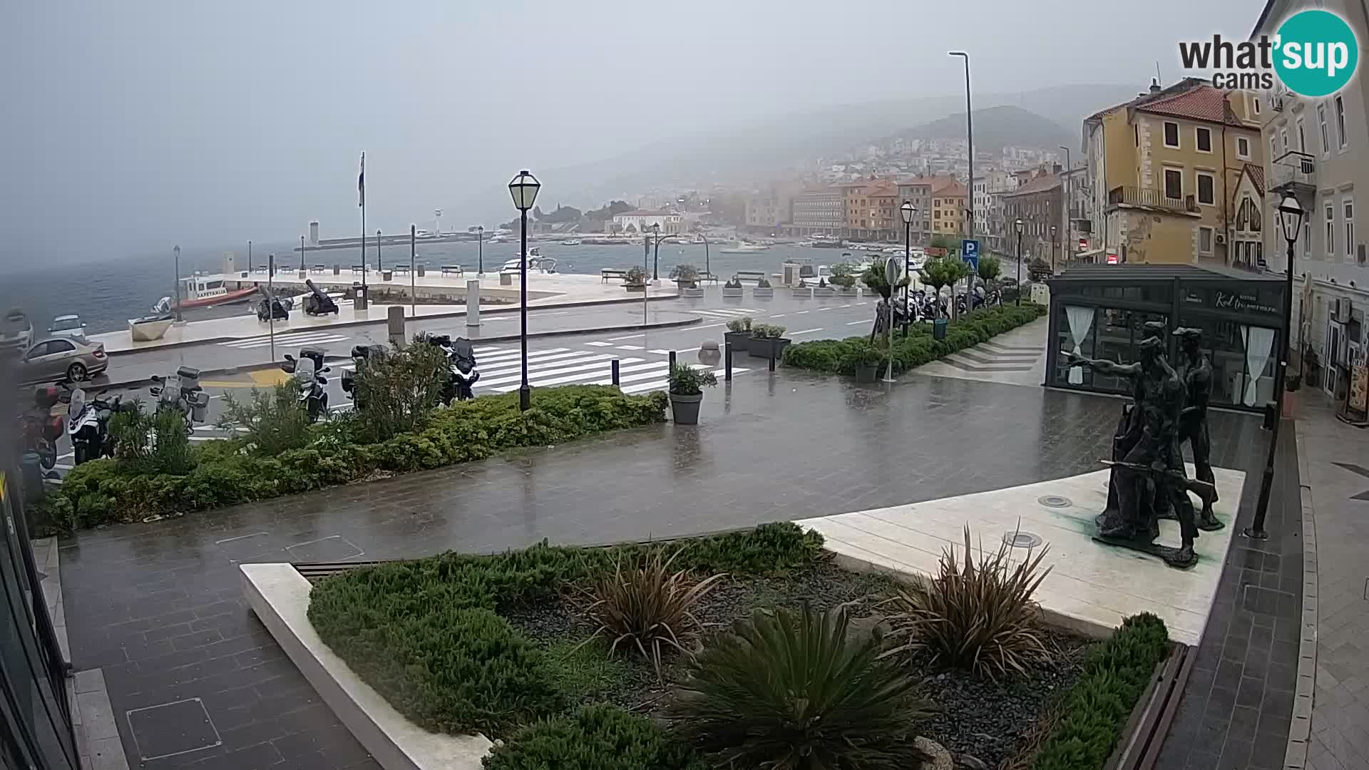 Live webcam Senj riva – seafront – Croatia