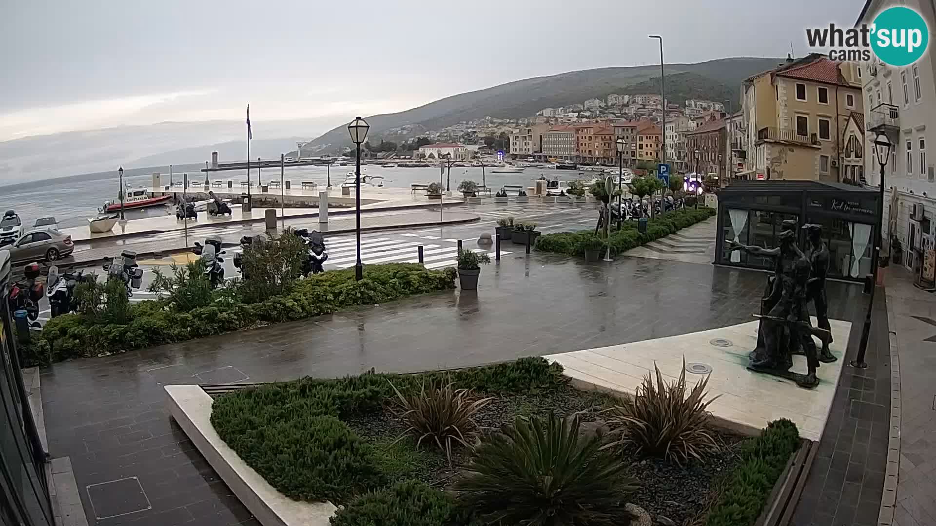 Live-Webcam Senj Riva – direkt am Meer – Kroatien