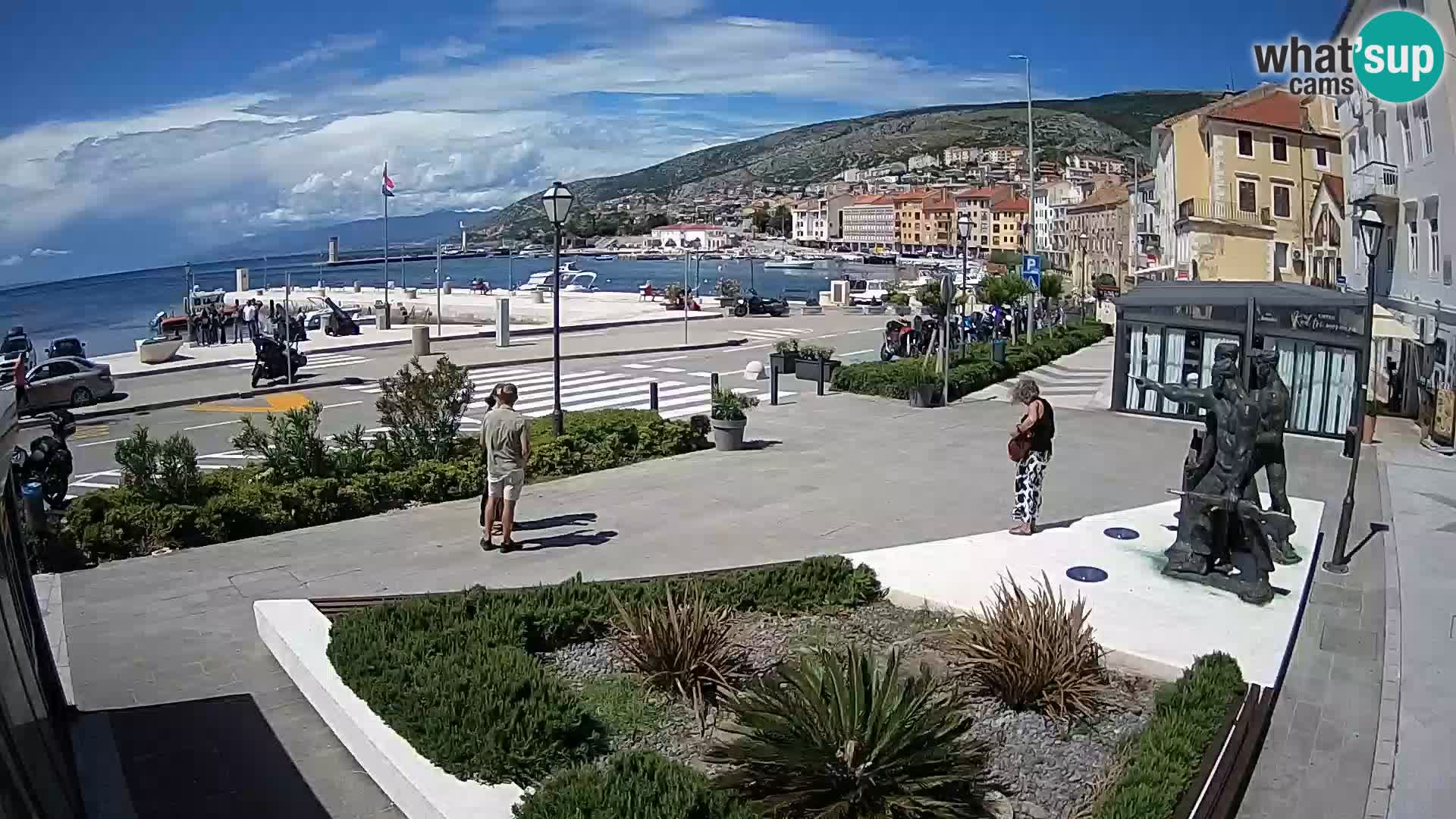 Live-Webcam Senj Riva – direkt am Meer – Kroatien