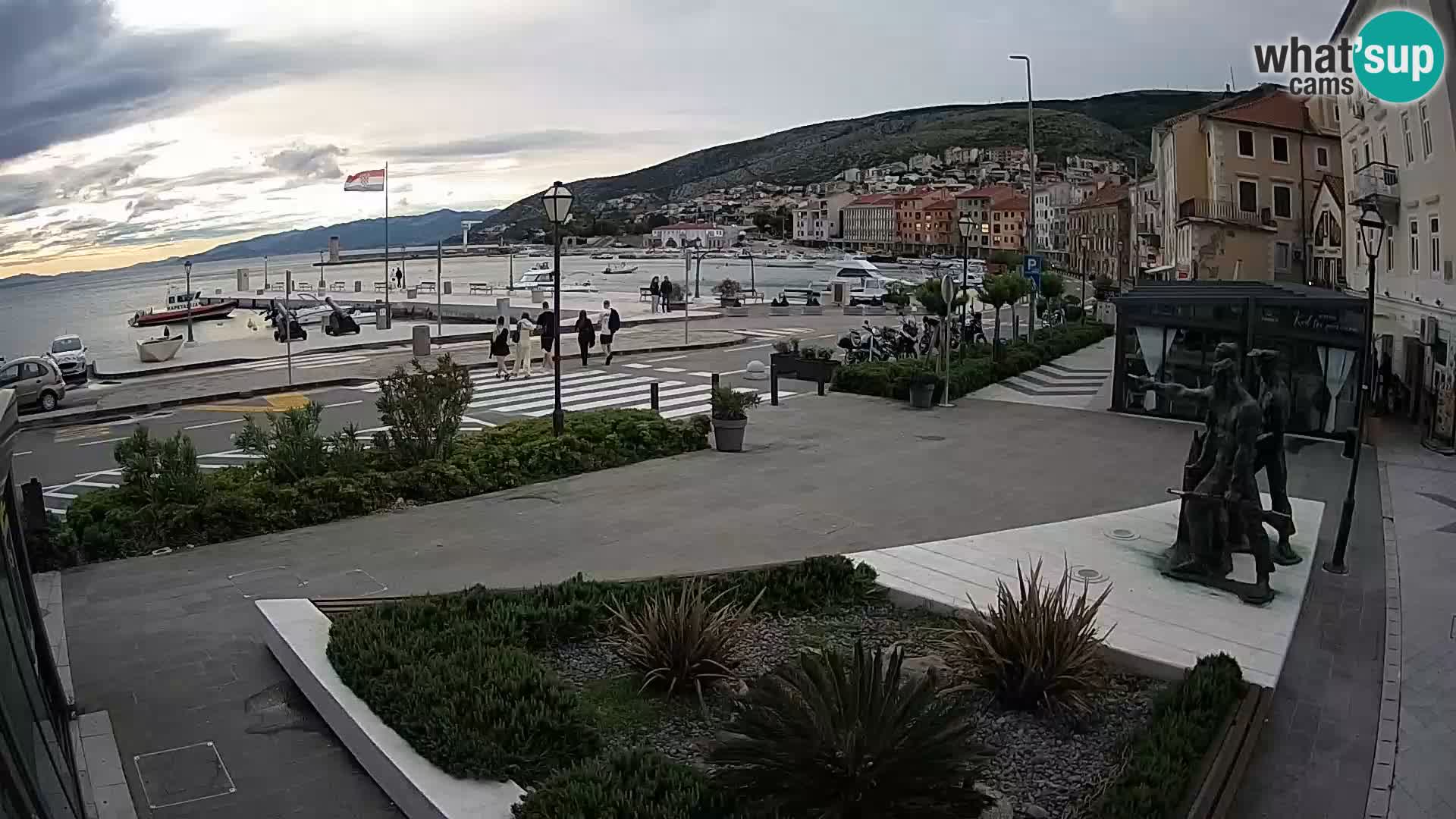 Live-Webcam Senj Riva – direkt am Meer – Kroatien