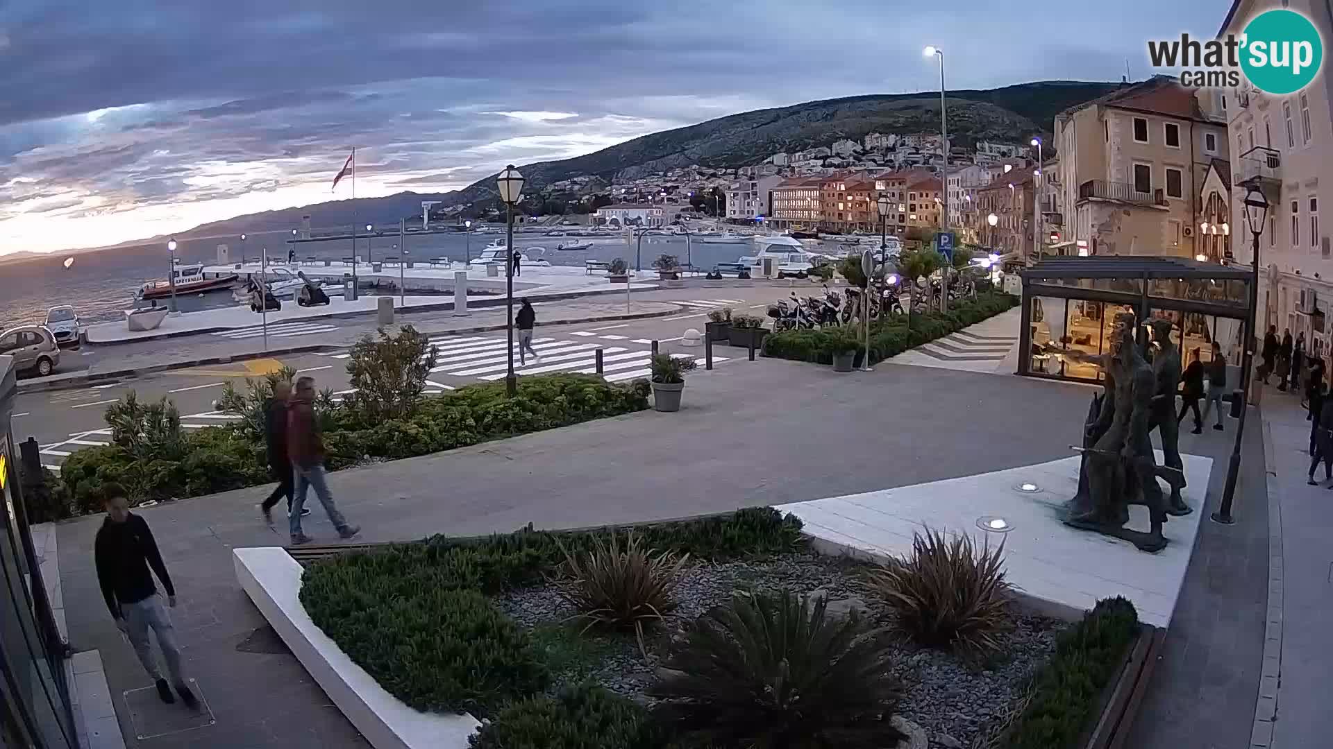 Spletna kamera v živo Senj riva – Hrvaška