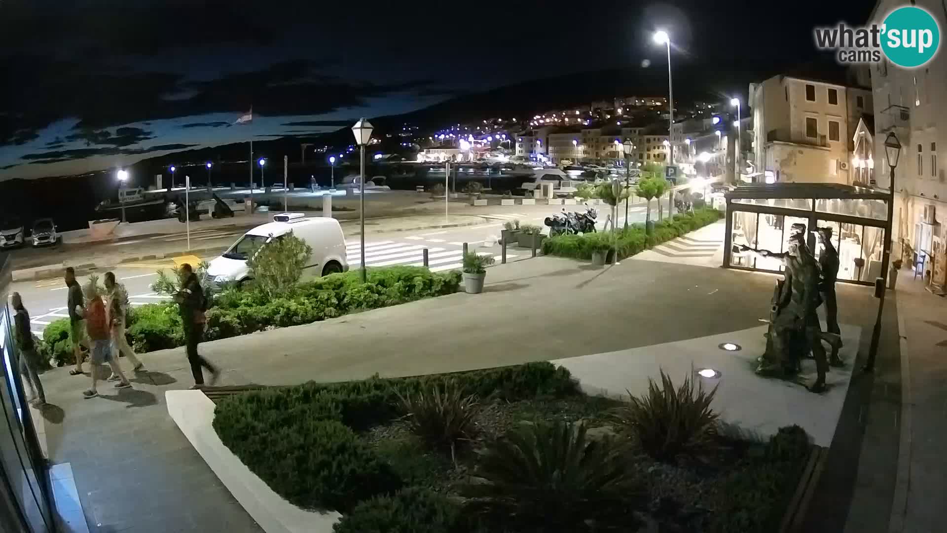 Live webcam Senj riva – seafront – Croatia