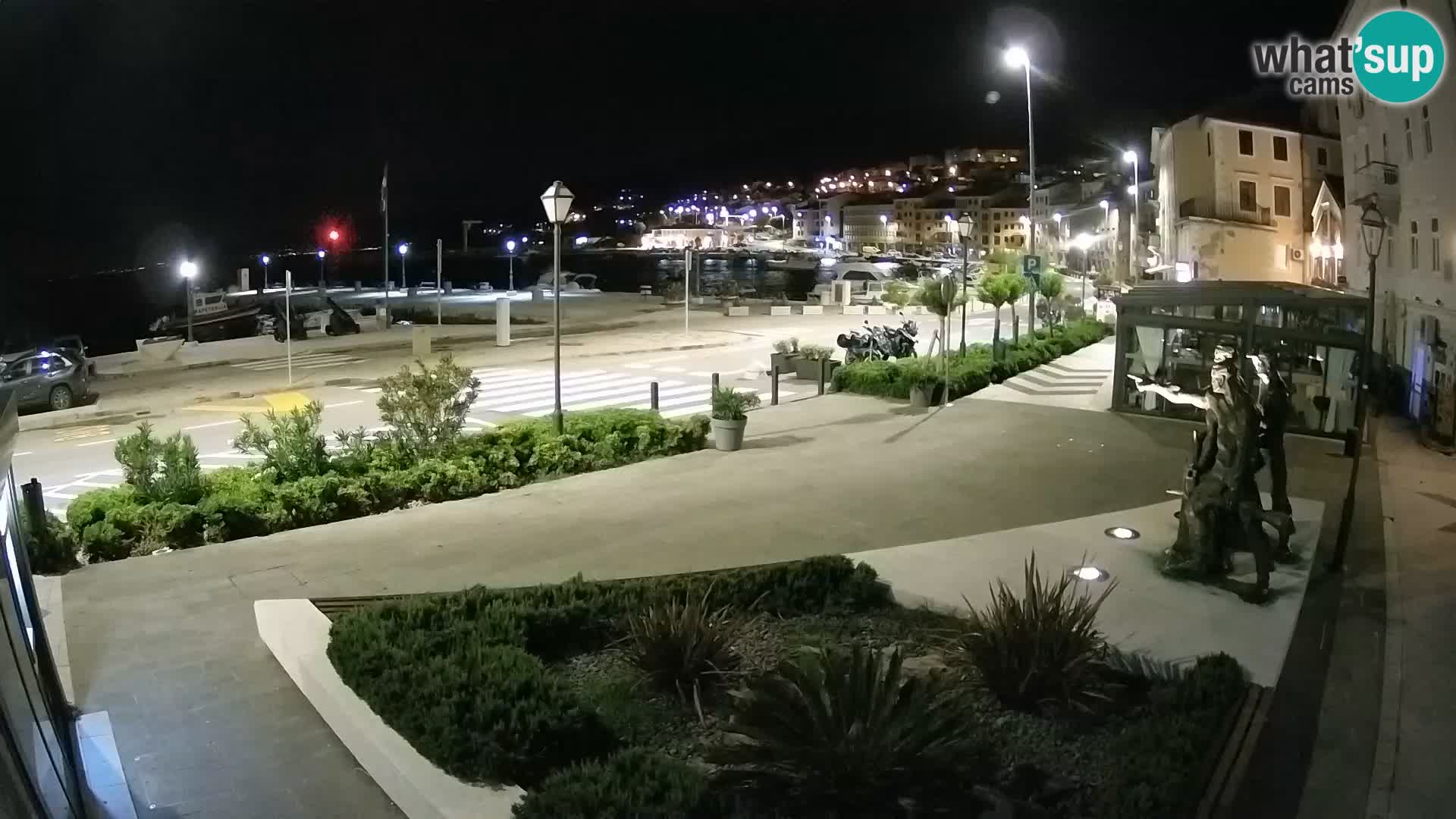 Live webcam Senj riva – seafront – Croatia