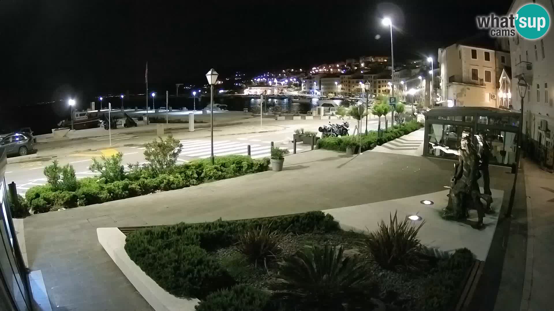 Live webcam Senj riva – seafront – Croatia