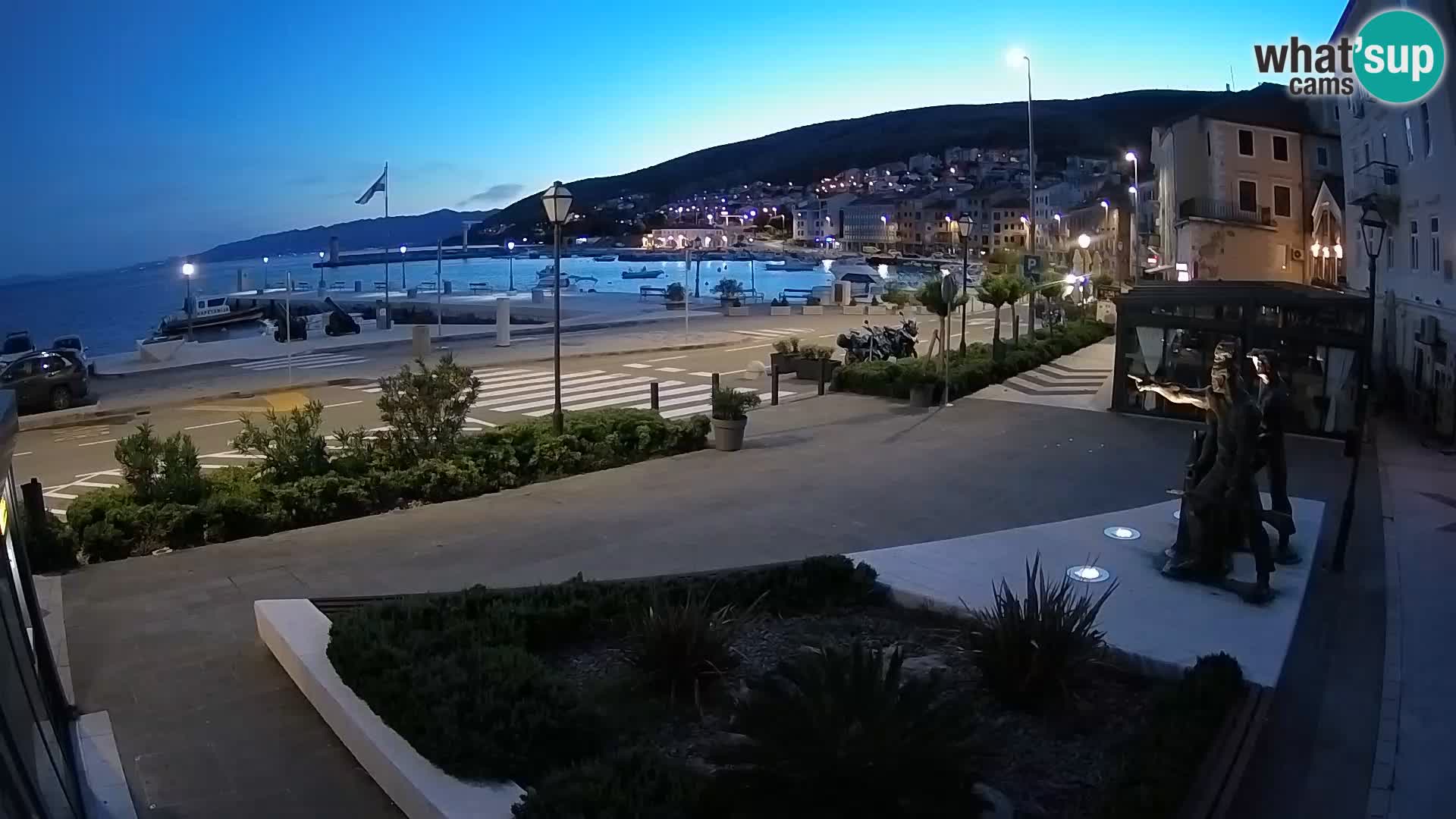 Live webcam Senj riva – seafront – Croatia