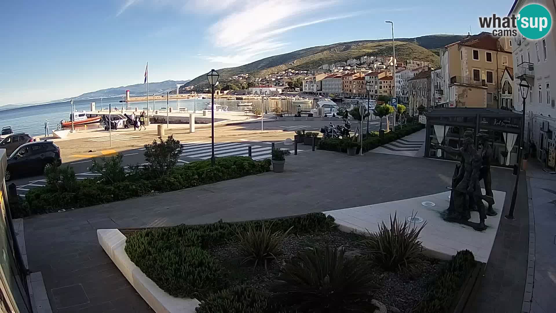 Live webcam Senj riva – seafront – Croatia