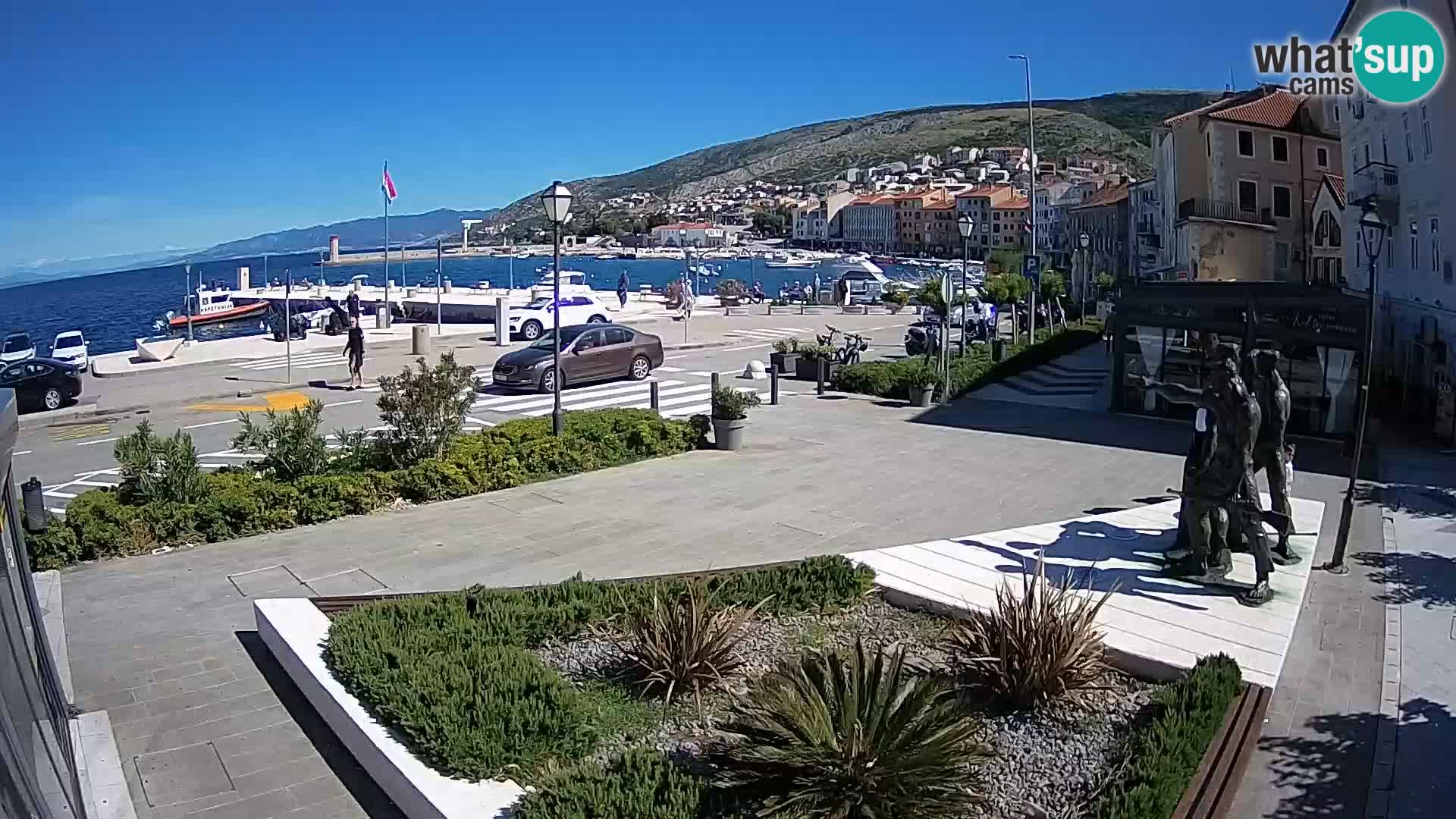 Live webcam Senj riva – seafront – Croatia