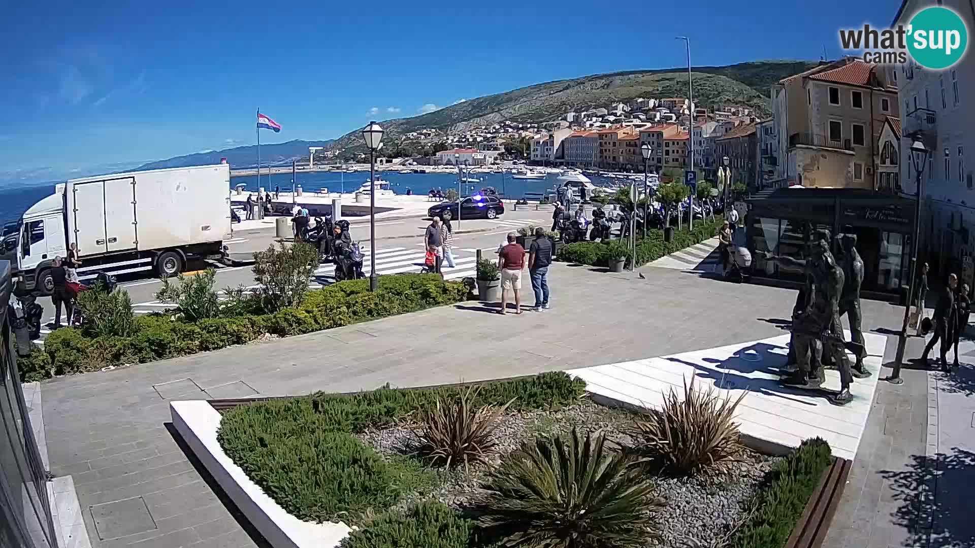 Live webcam Senj riva – seafront – Croatia