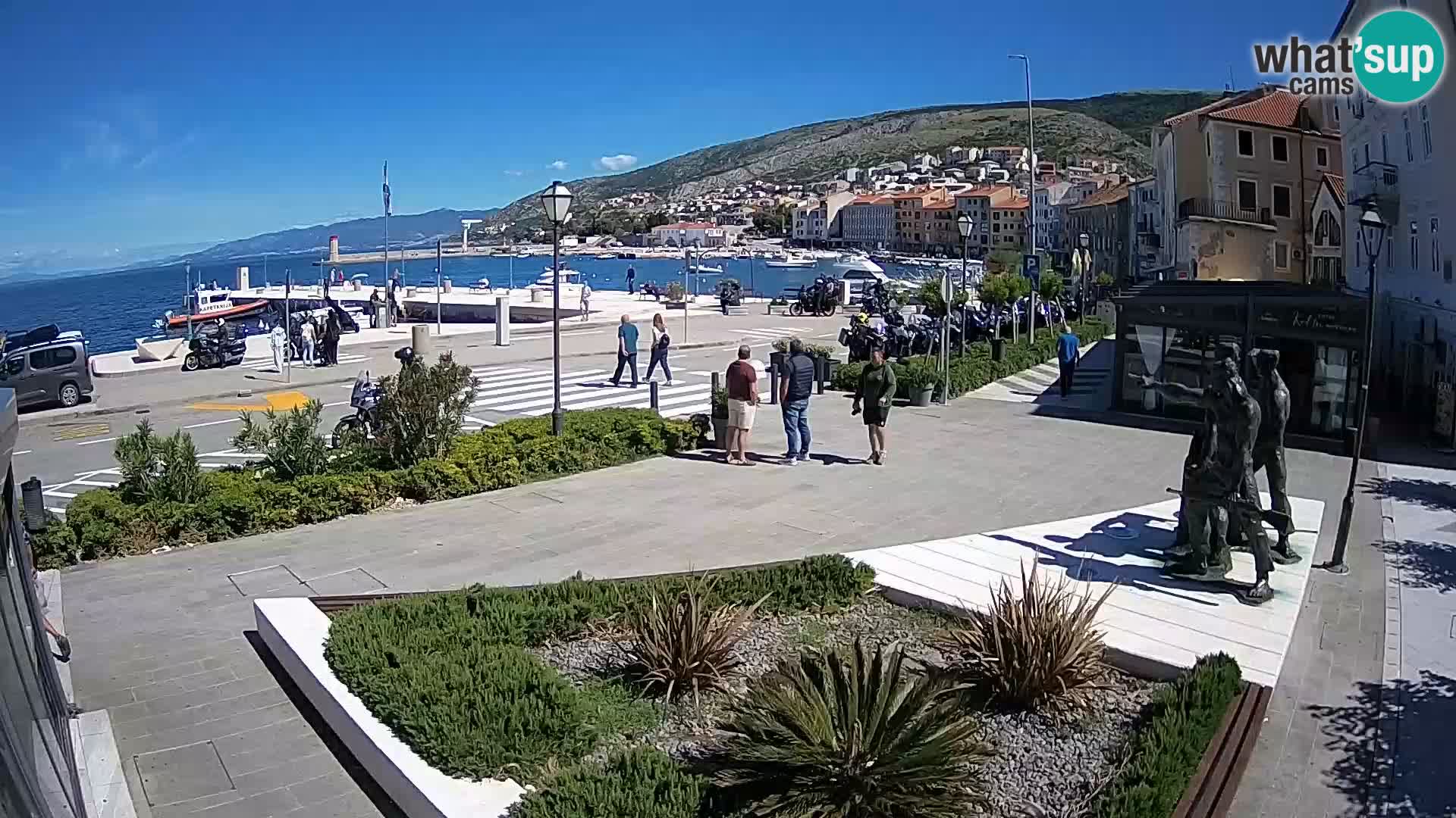 Live webcam Senj riva – seafront – Croatia
