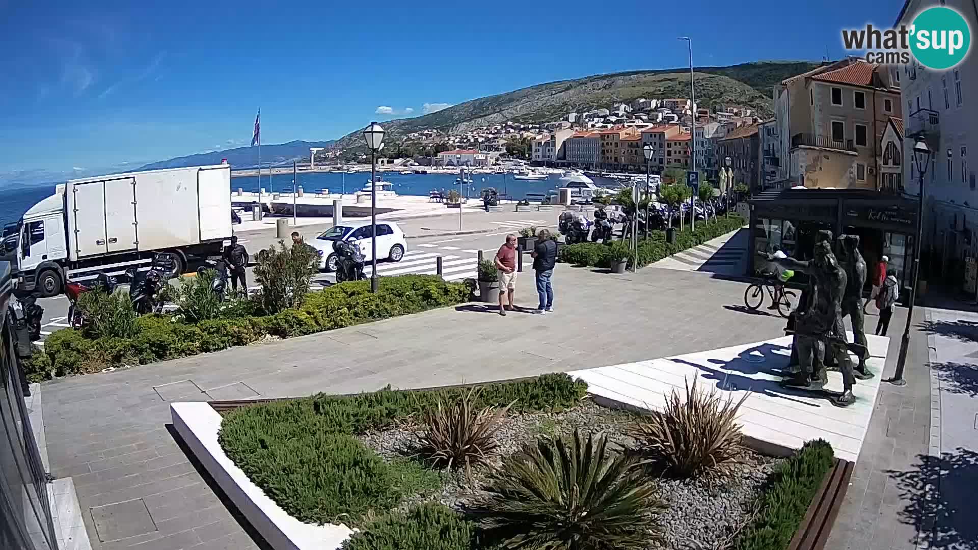 Live webcam Senj riva – seafront – Croatia