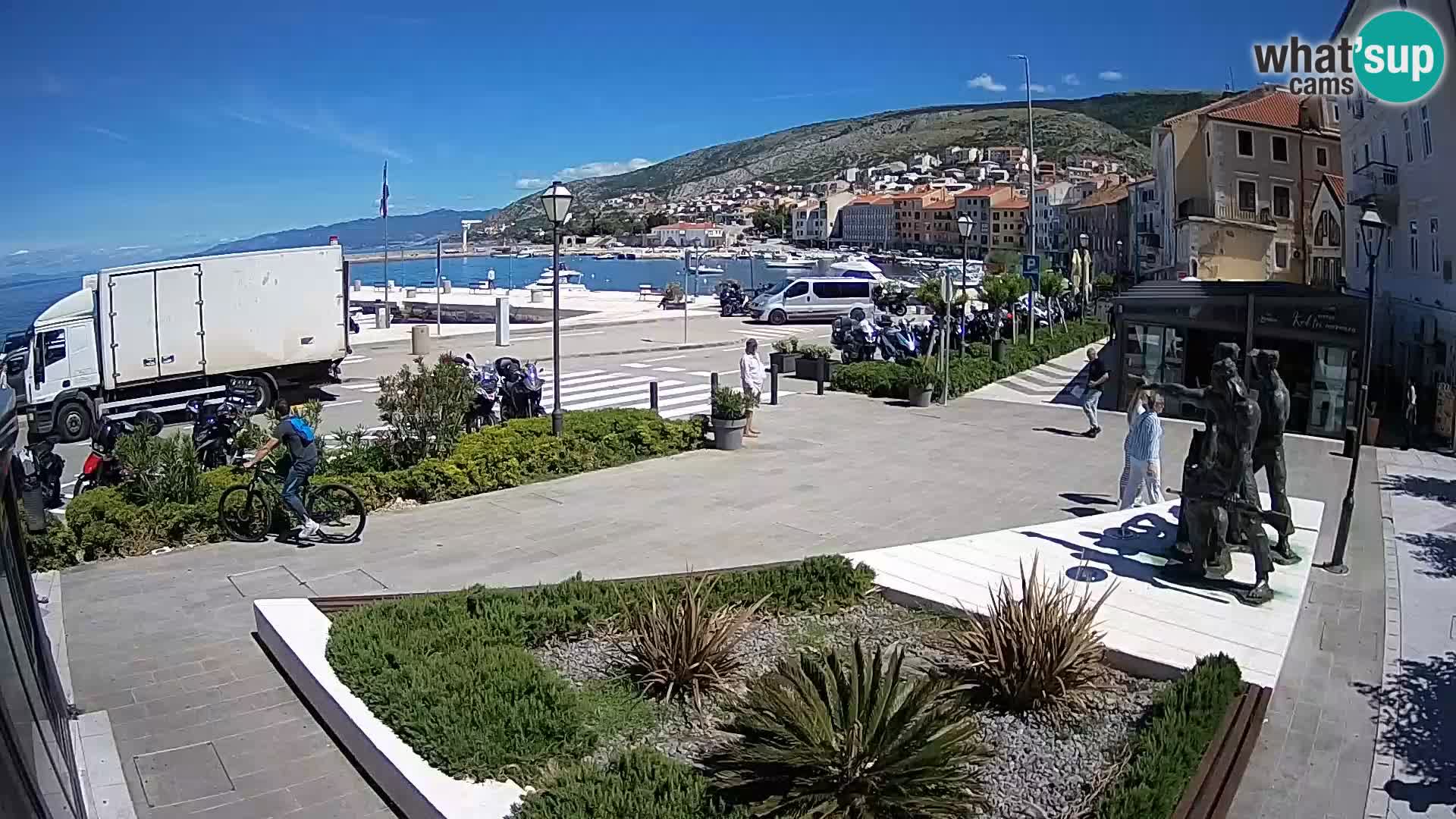 Live webcam Senj riva – seafront – Croatia