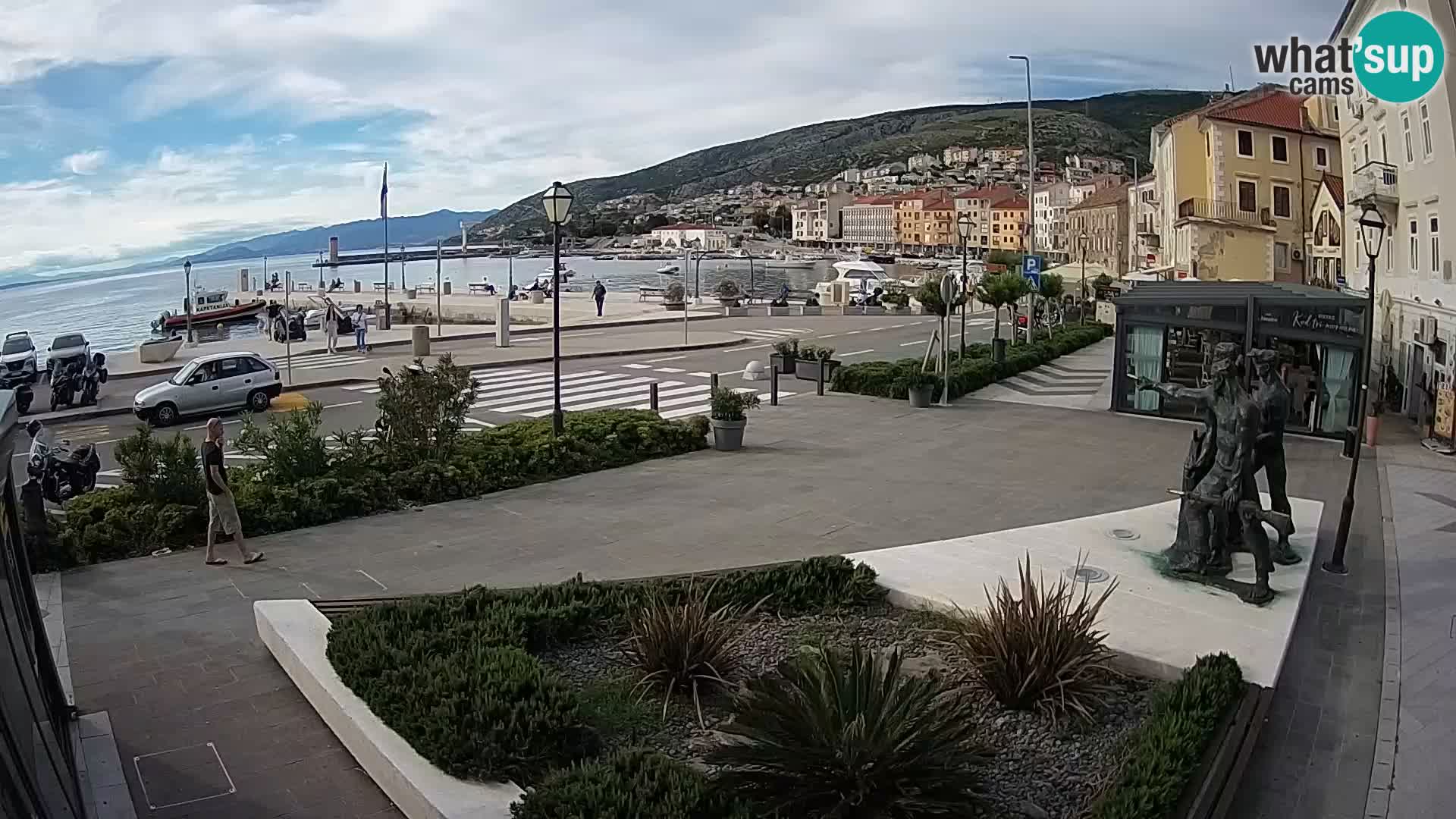 Live webcam Senj riva – fronte mare