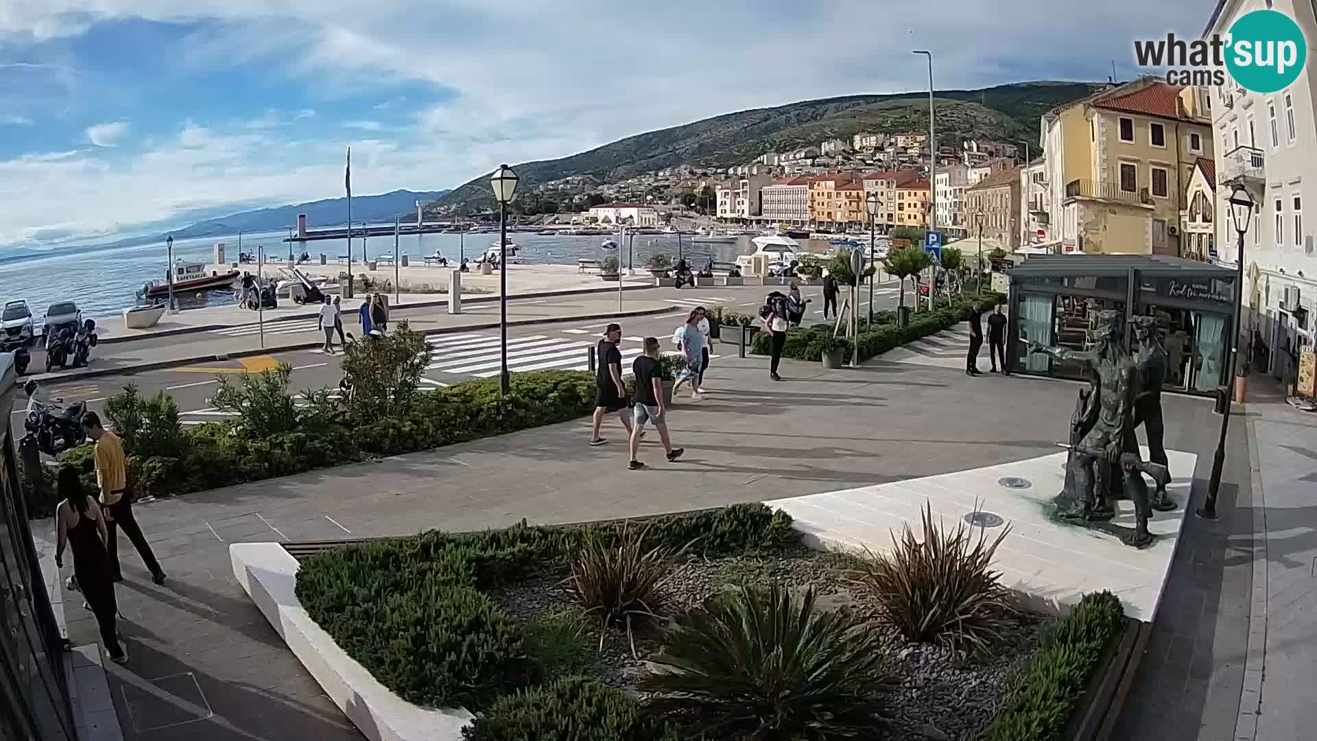 Spletna kamera v živo Senj riva – Hrvaška
