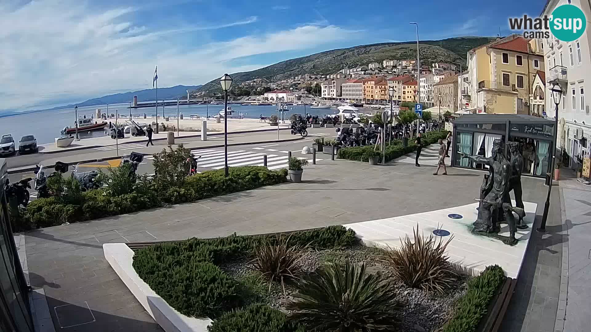 Spletna kamera v živo Senj riva – Hrvaška