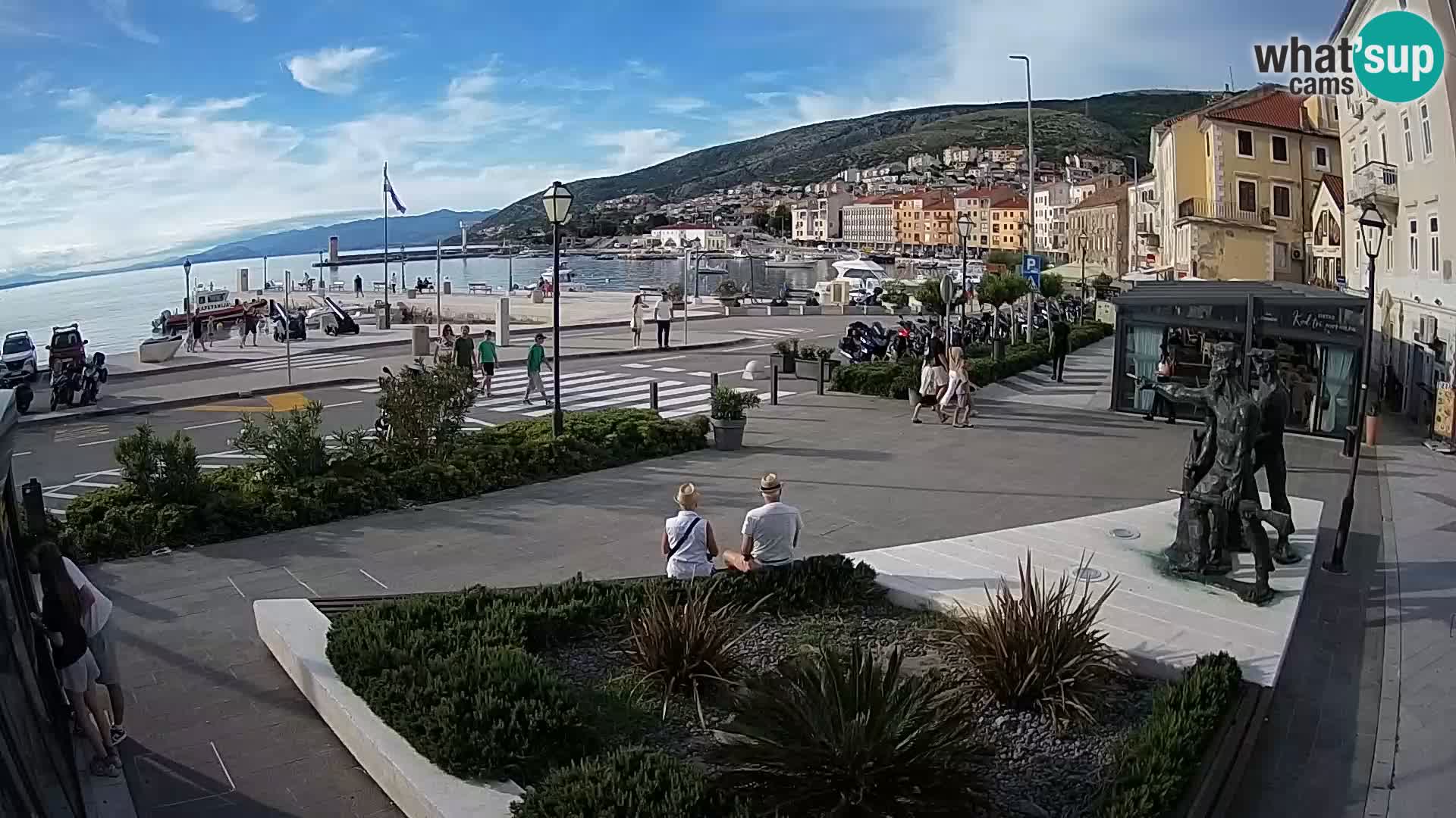 Webcam en vivo Senj riva – paseo marítimo