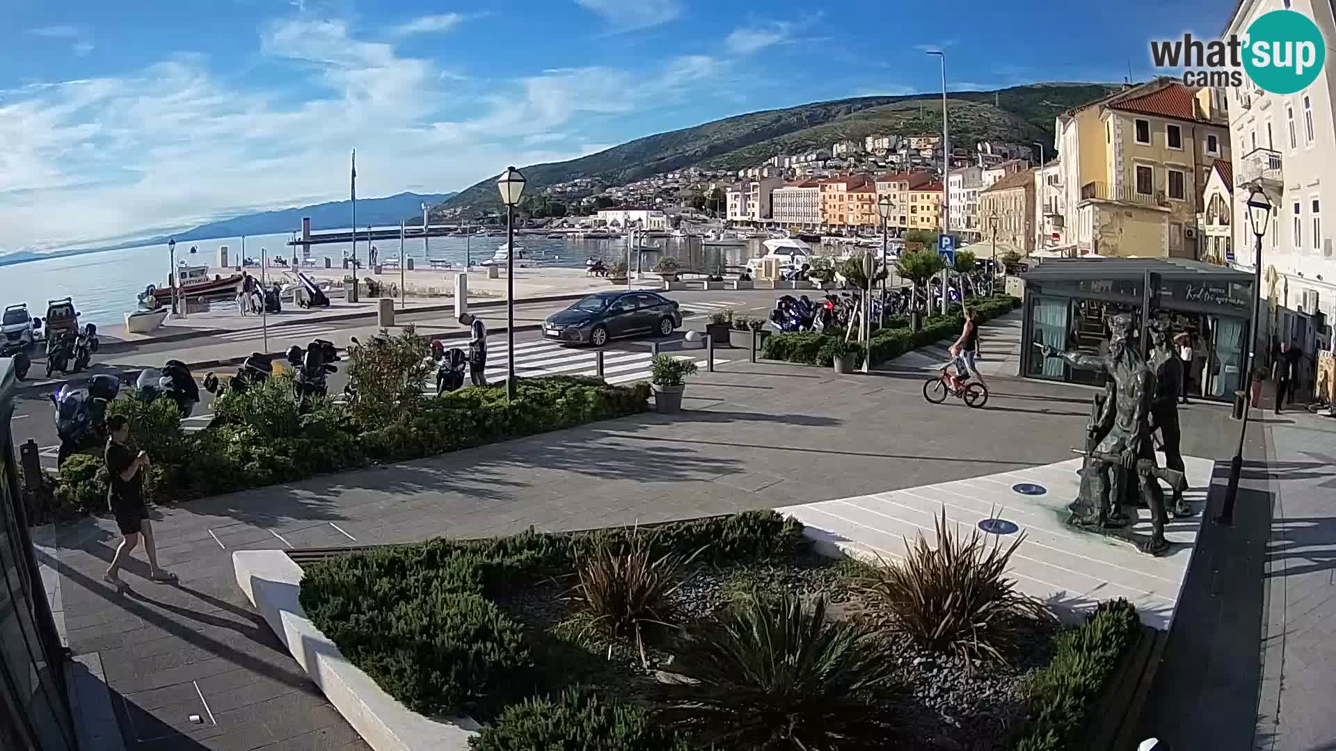 Spletna kamera v živo Senj riva – Hrvaška