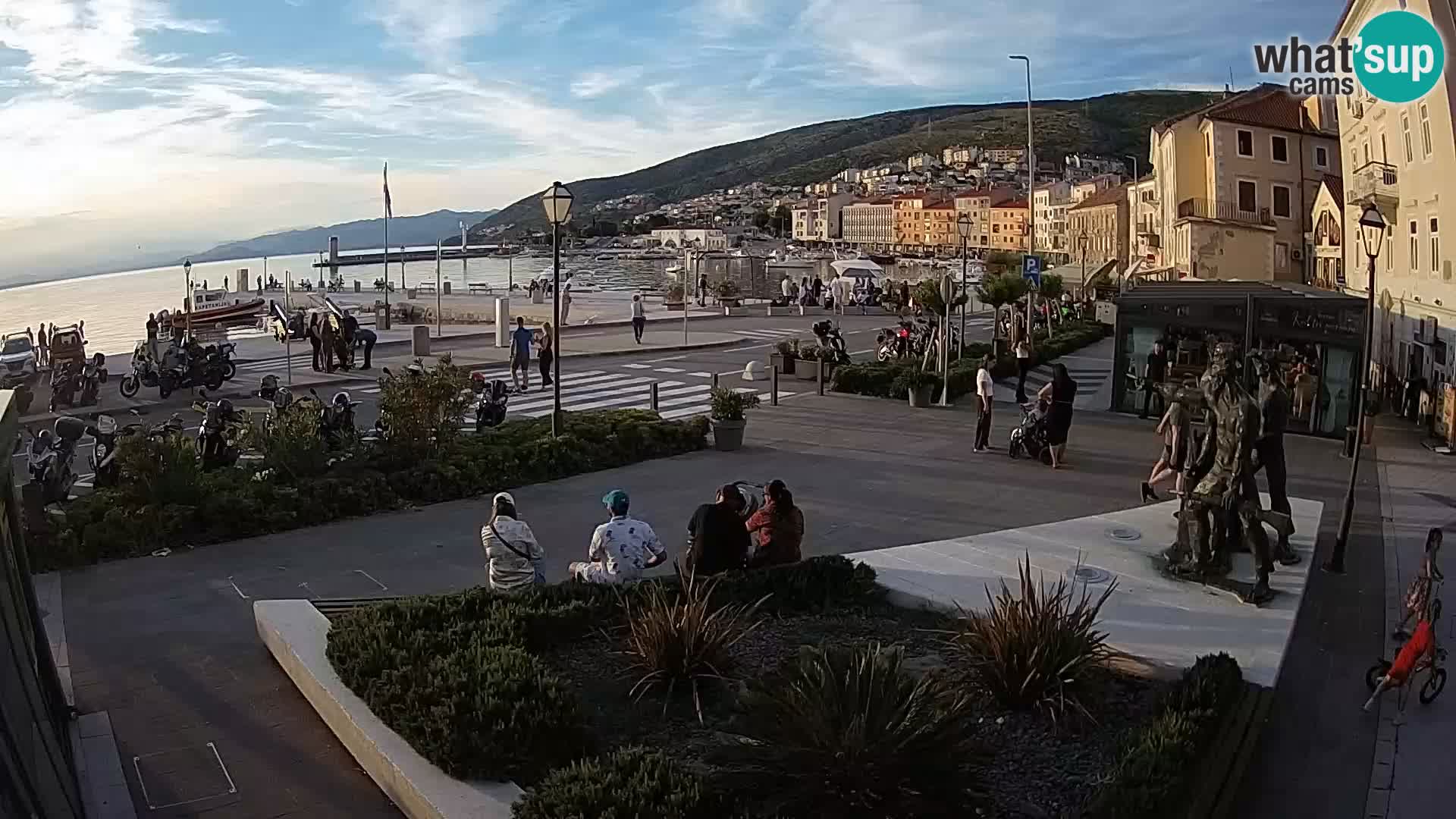 Spletna kamera v živo Senj riva – Hrvaška