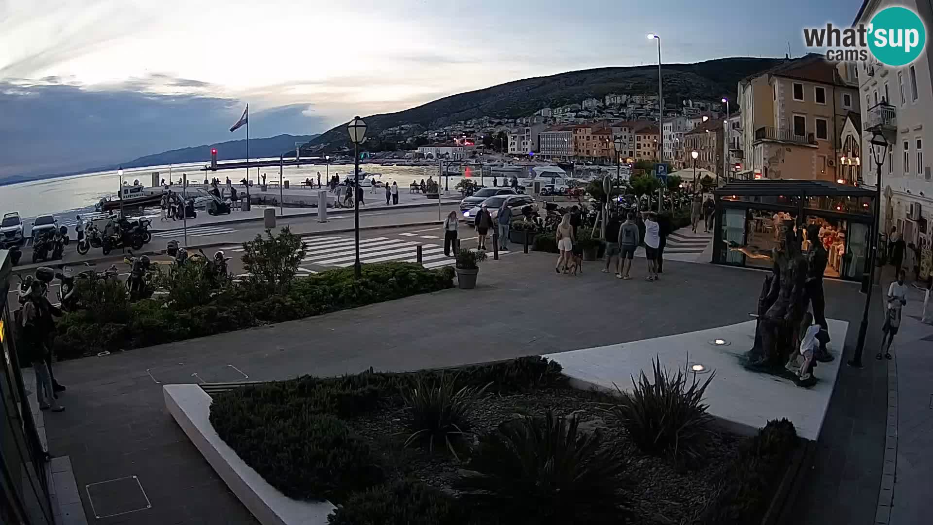 Webcam en vivo Senj riva – paseo marítimo