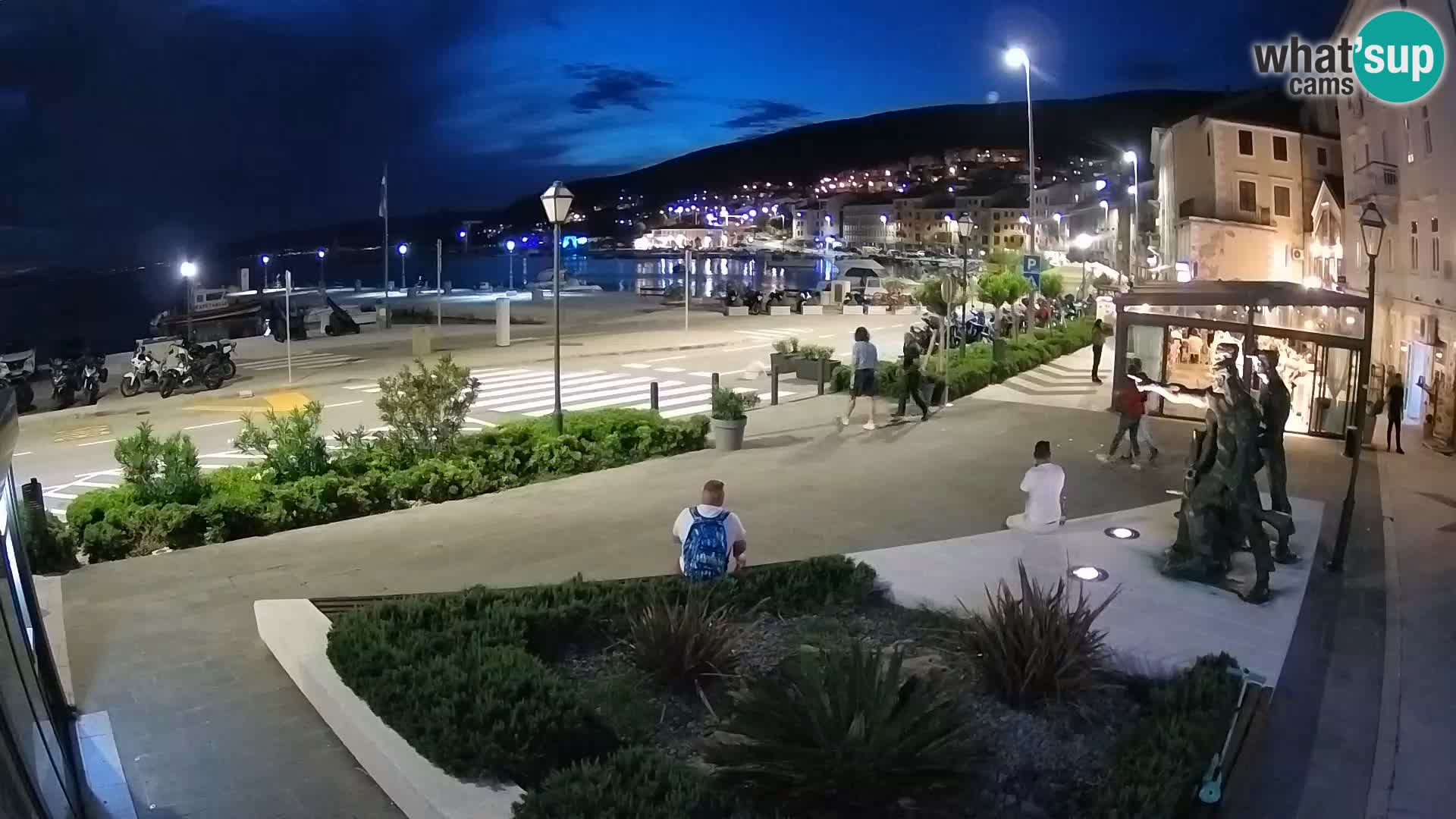 Spletna kamera v živo Senj riva – Hrvaška