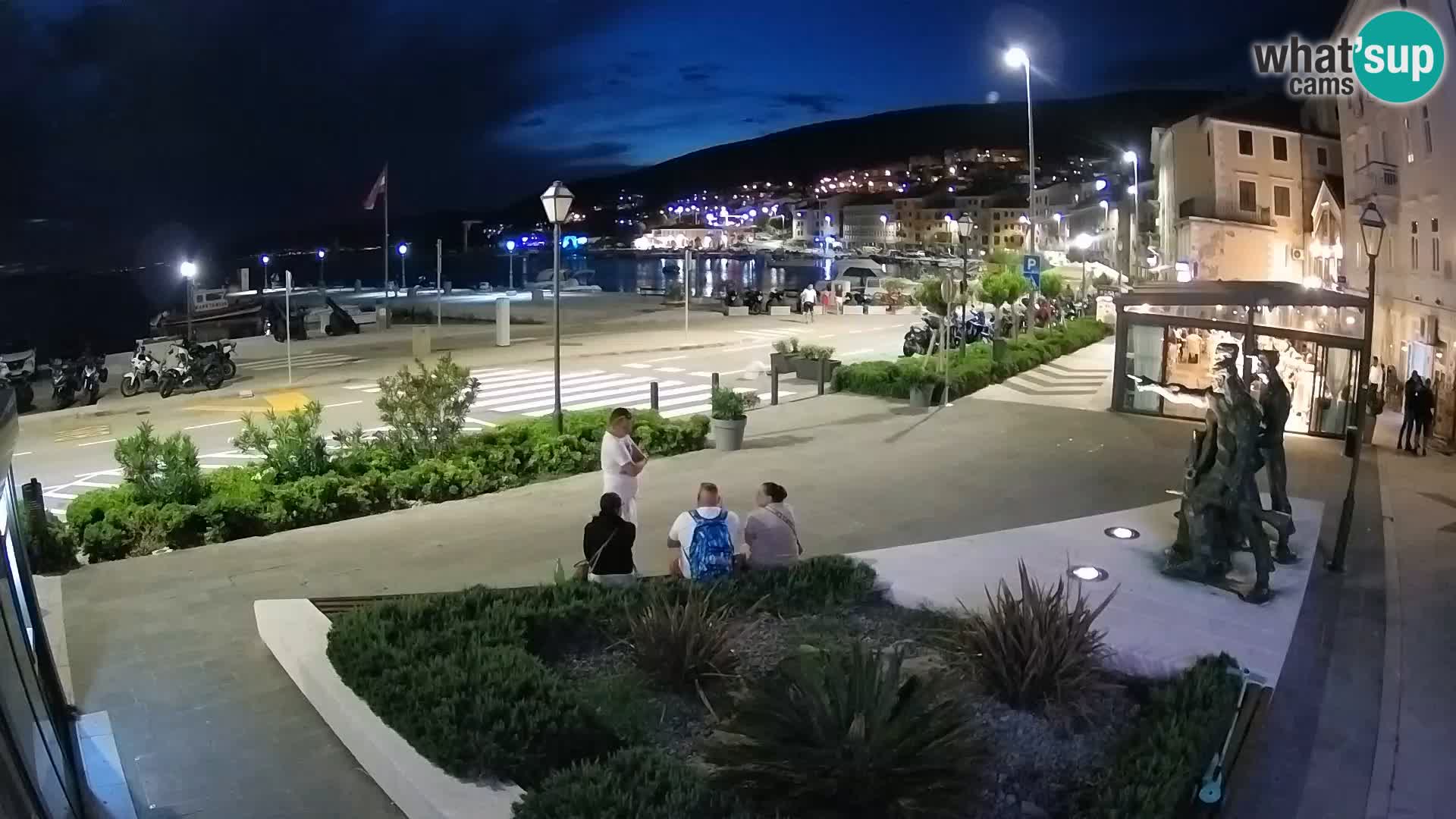 Live webcam Senj riva – fronte mare