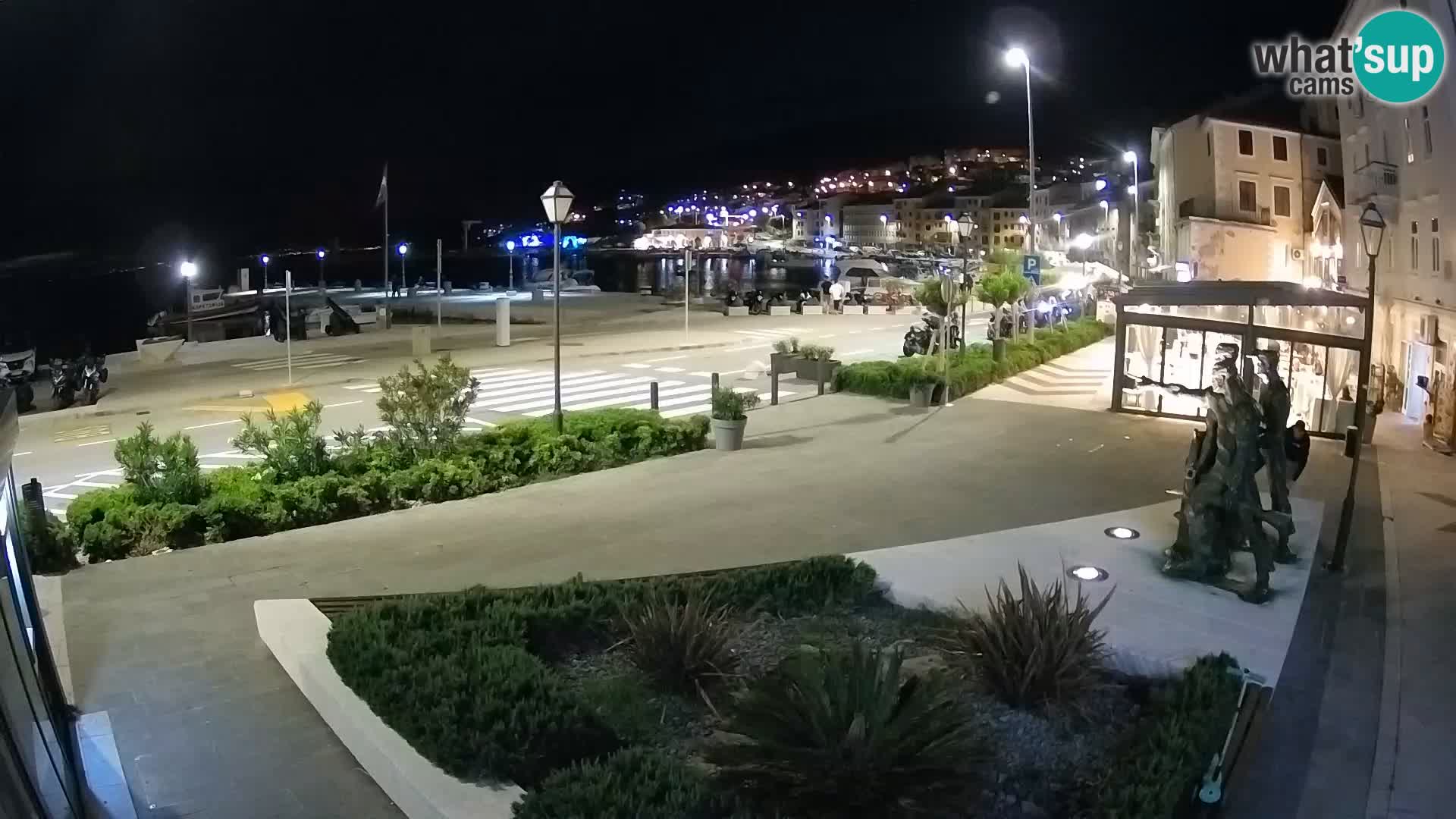 Webcam en vivo Senj riva – paseo marítimo