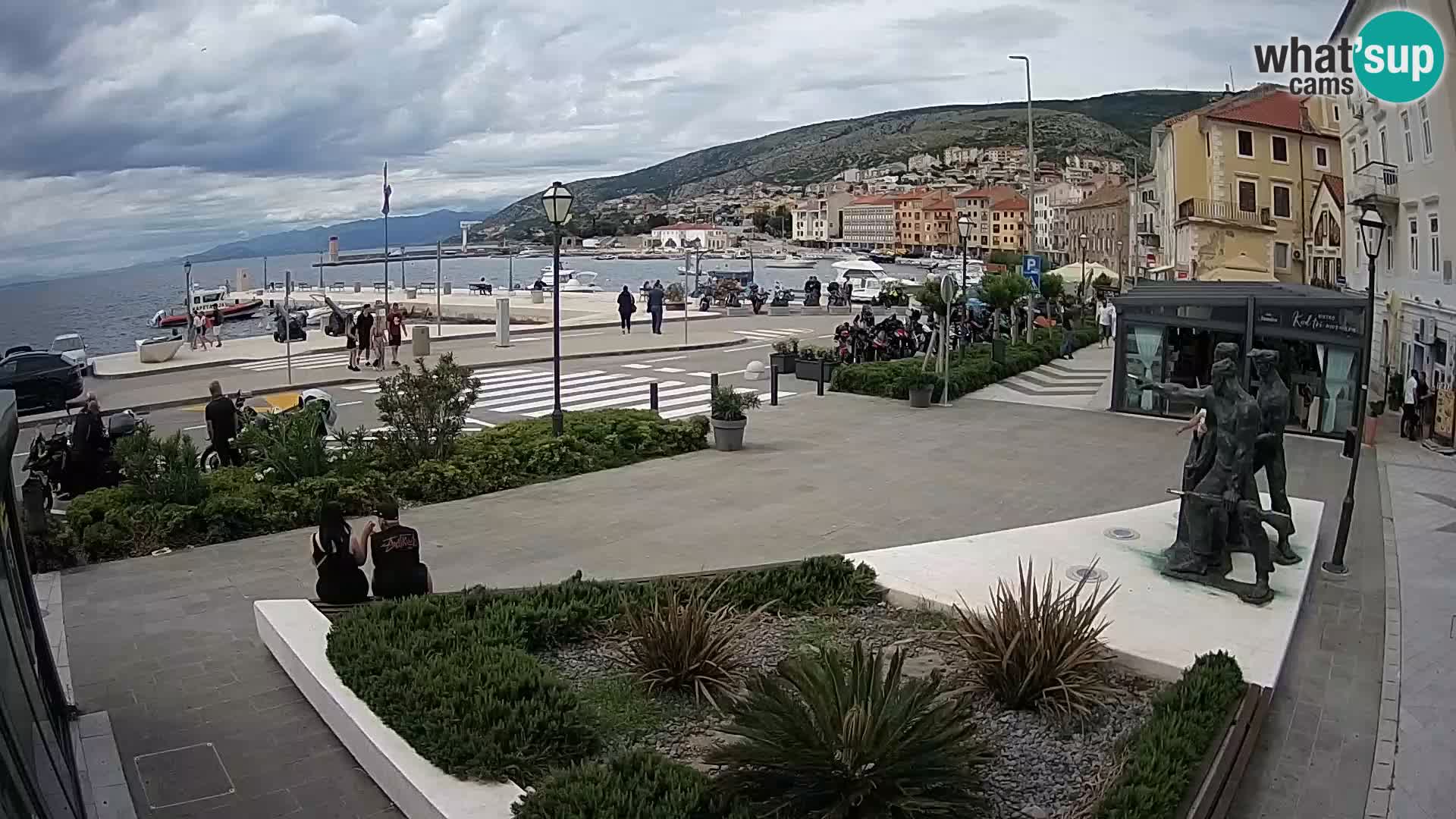 Live webcam Senj riva – seafront – Croatia