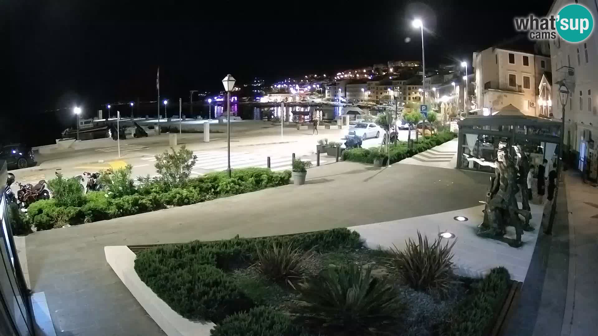 Live webcam Senj riva – fronte mare