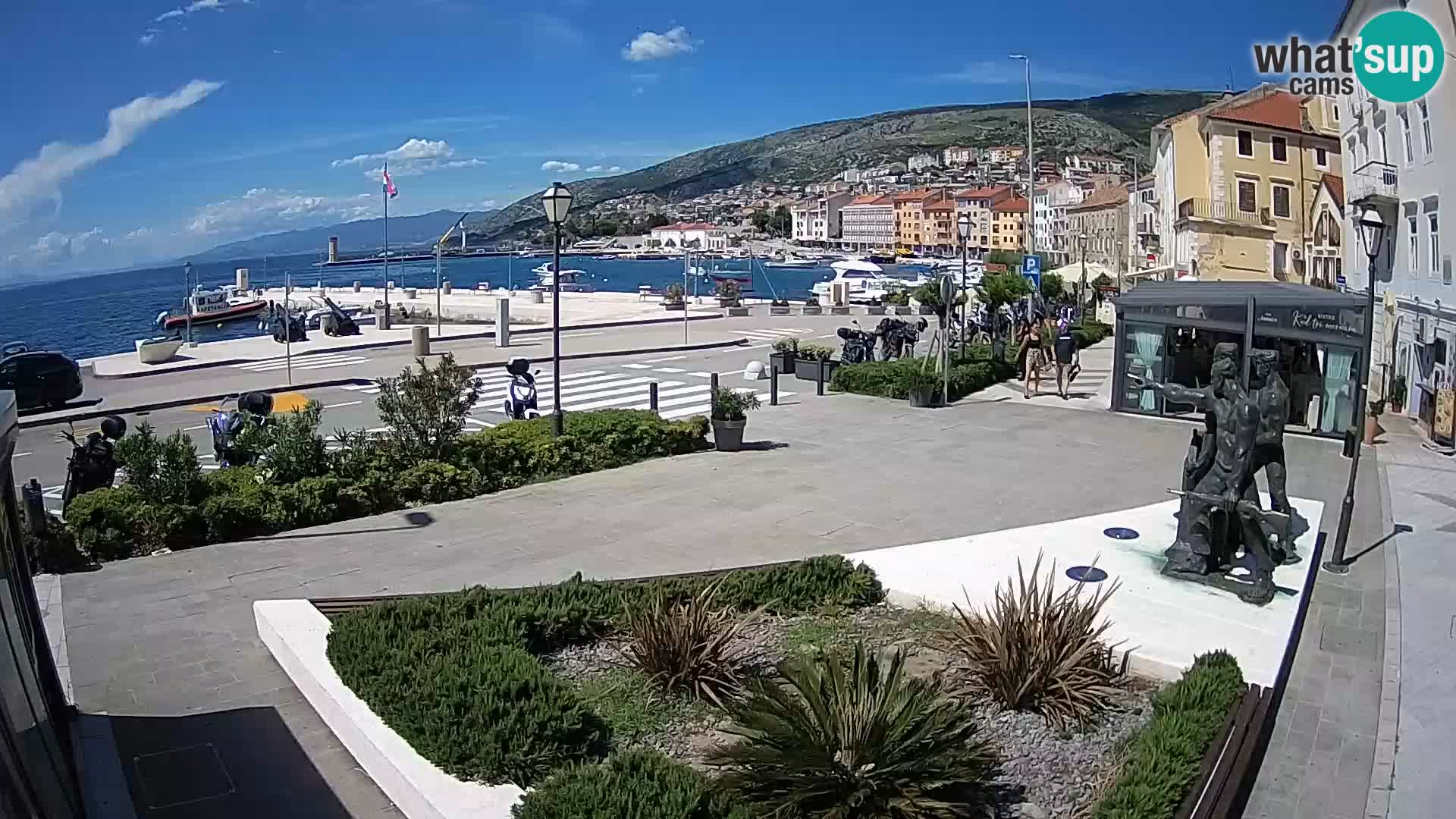 Live webcam Senj riva – seafront – Croatia
