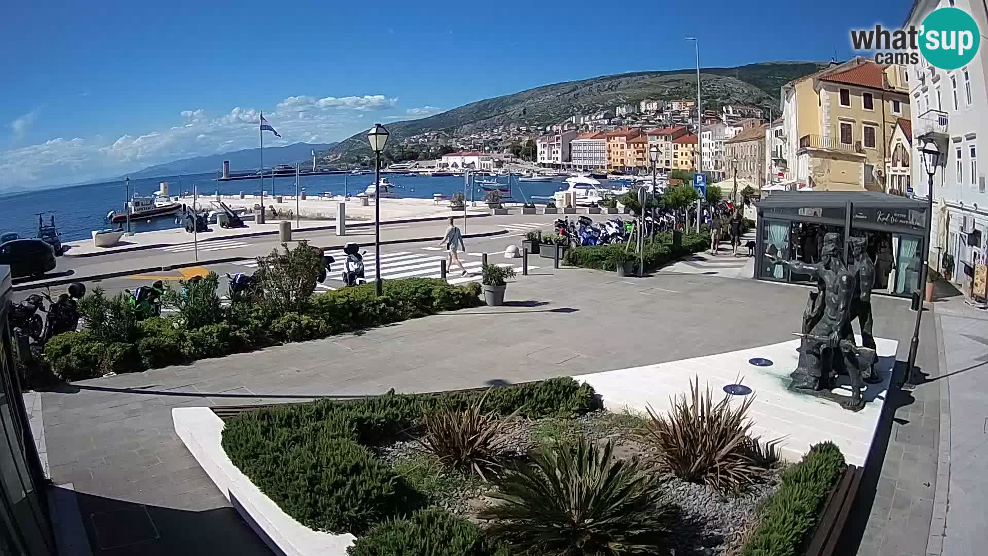 Live webcam Senj riva – seafront – Croatia