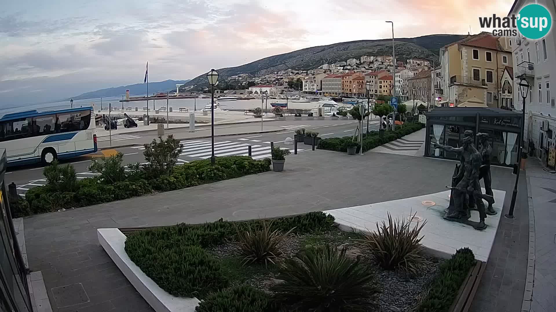 Live webcam Senj riva – fronte mare