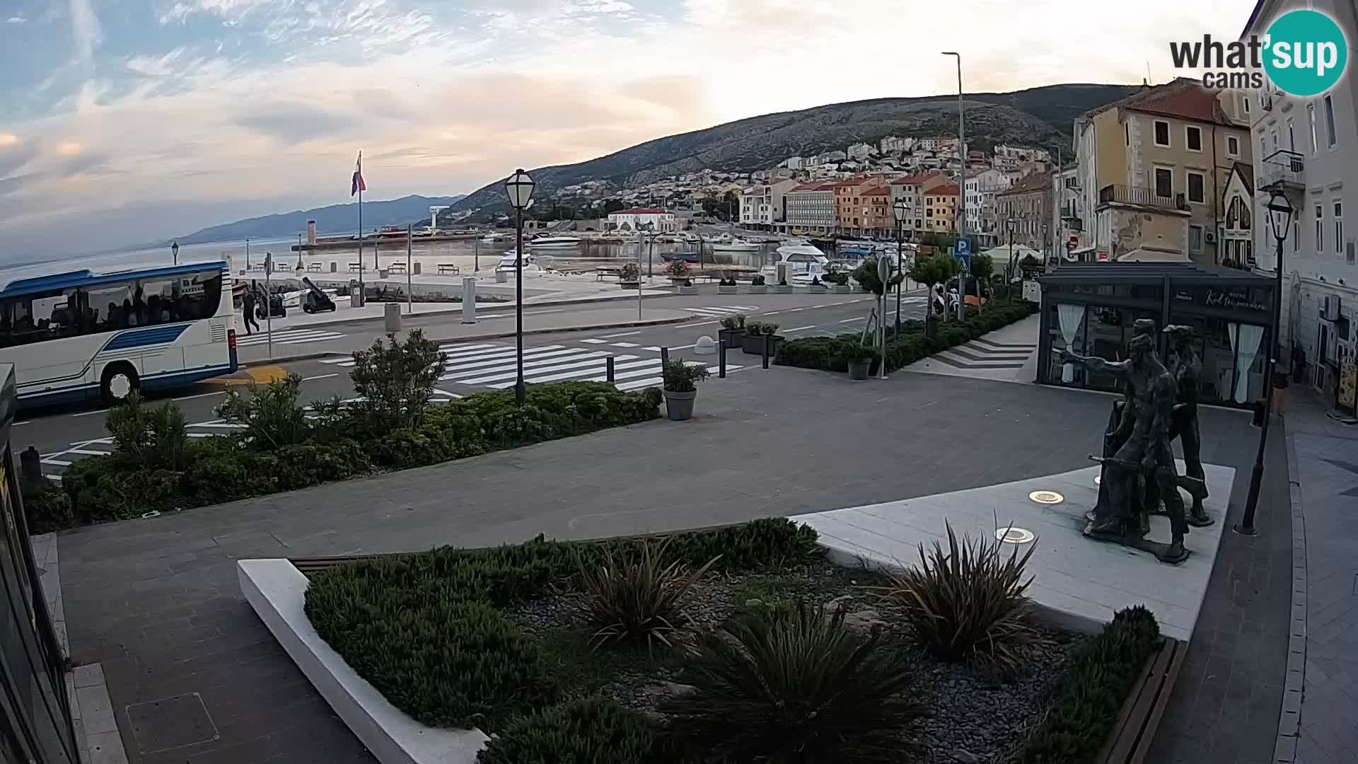 Live-Webcam Senj Riva – direkt am Meer – Kroatien