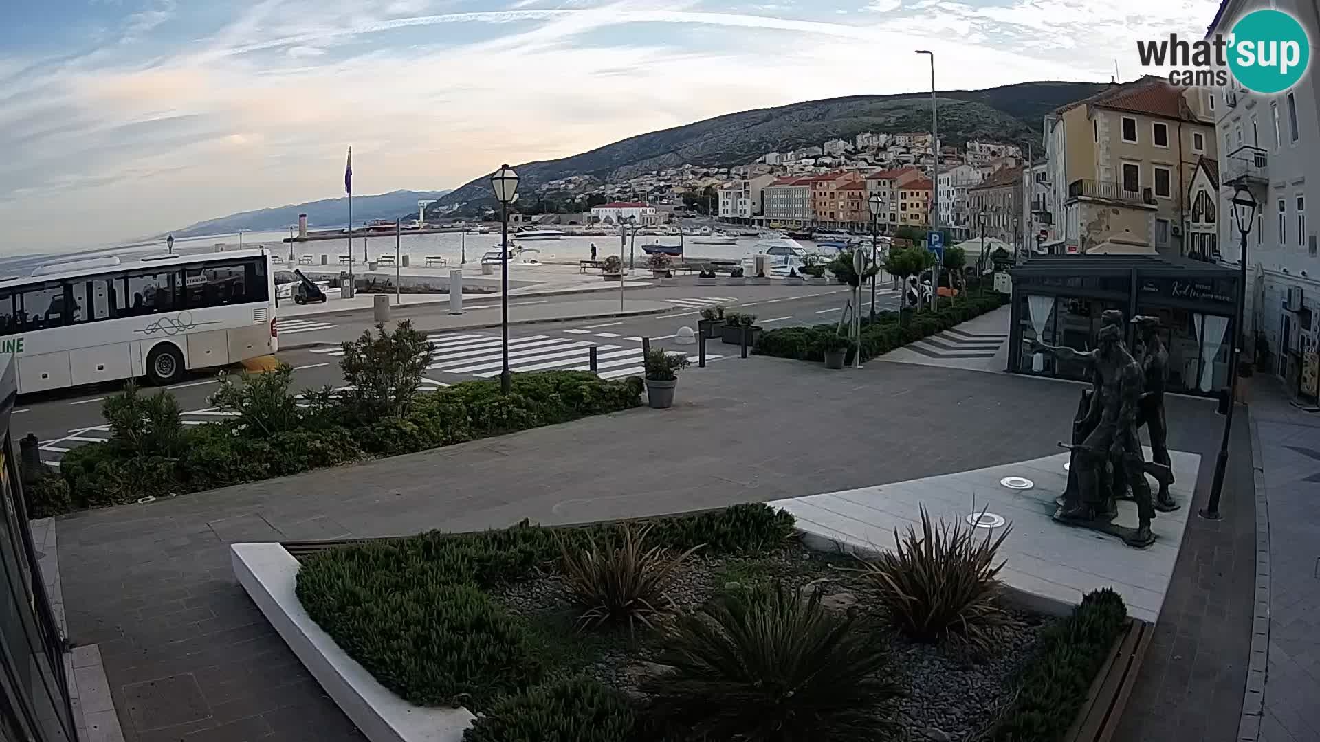 Live webcam Senj riva – seafront – Croatia