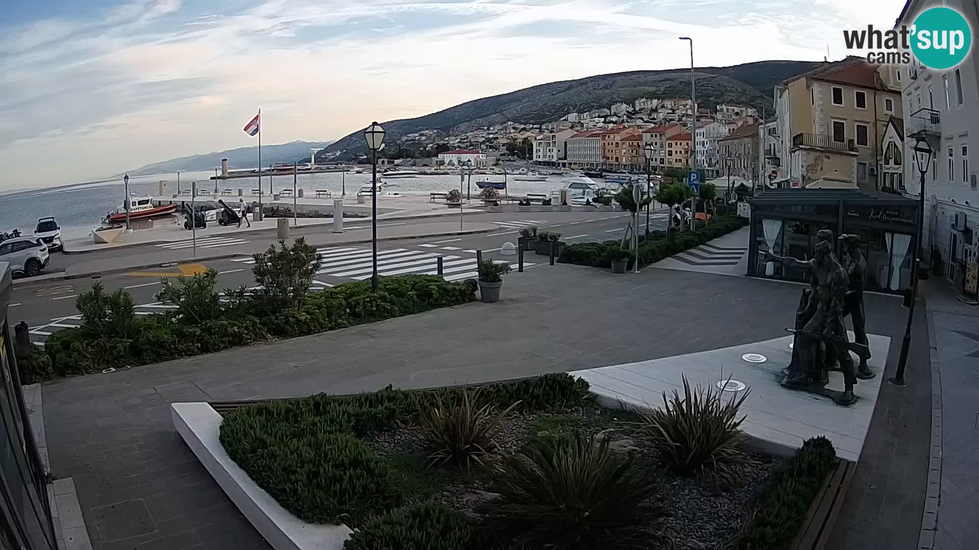 Live webcam Senj riva – seafront – Croatia