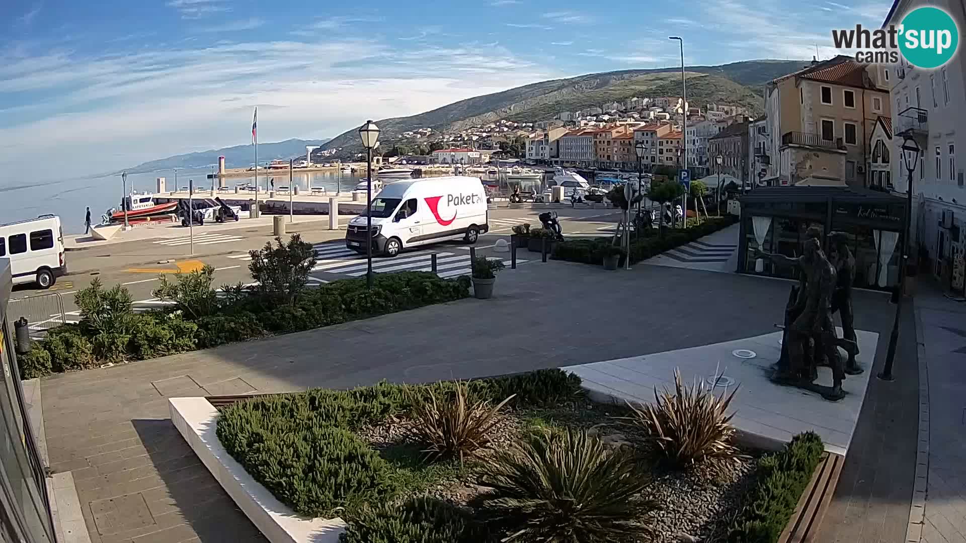 Live-Webcam Senj Riva – direkt am Meer – Kroatien