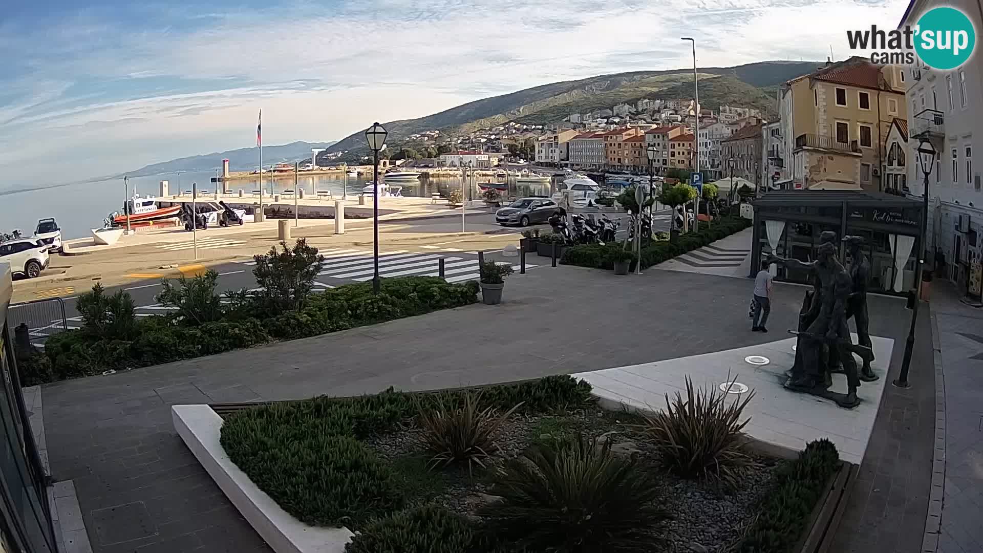Live-Webcam Senj Riva – direkt am Meer – Kroatien