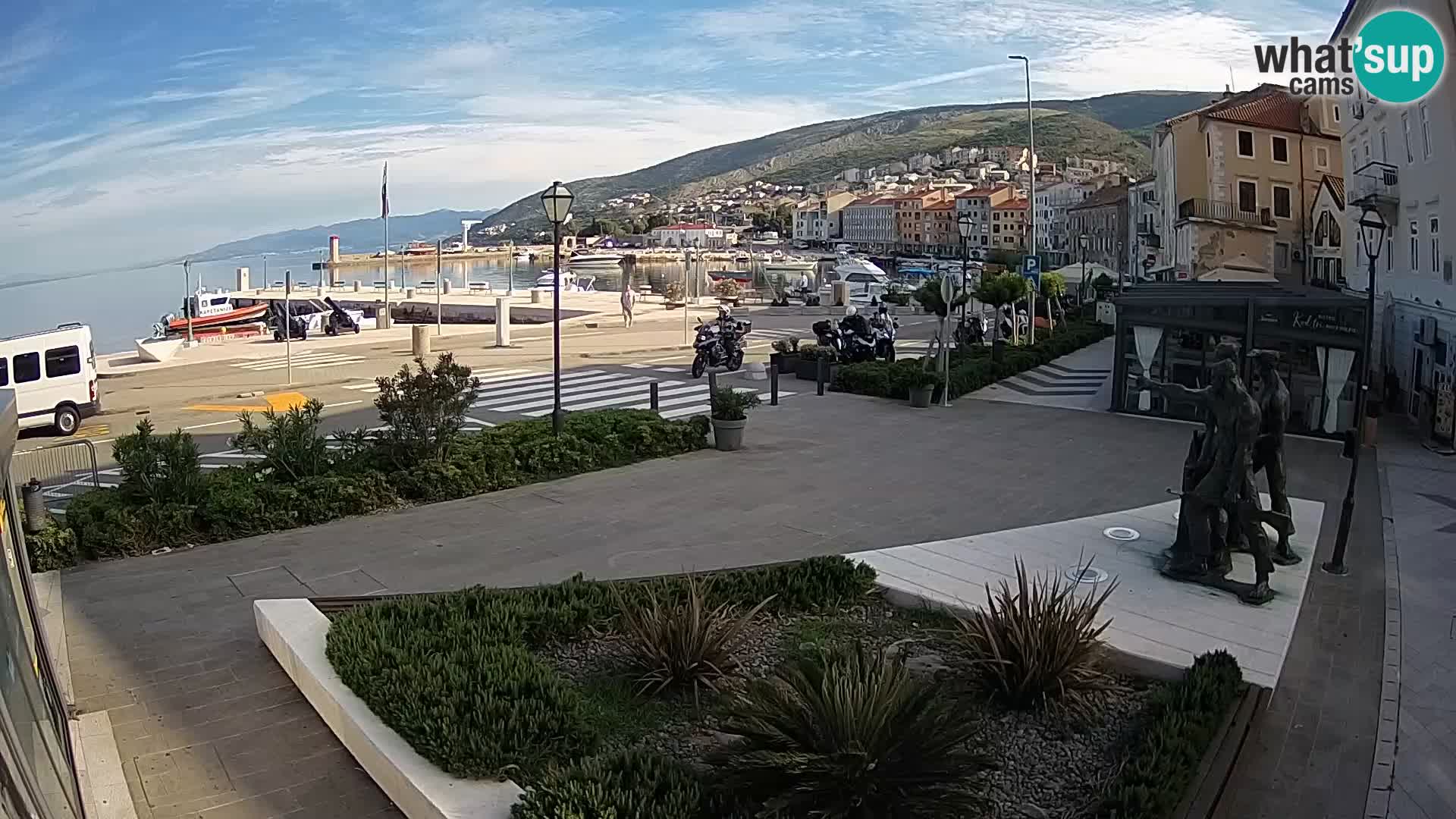 Live webcam Senj riva – seafront – Croatia