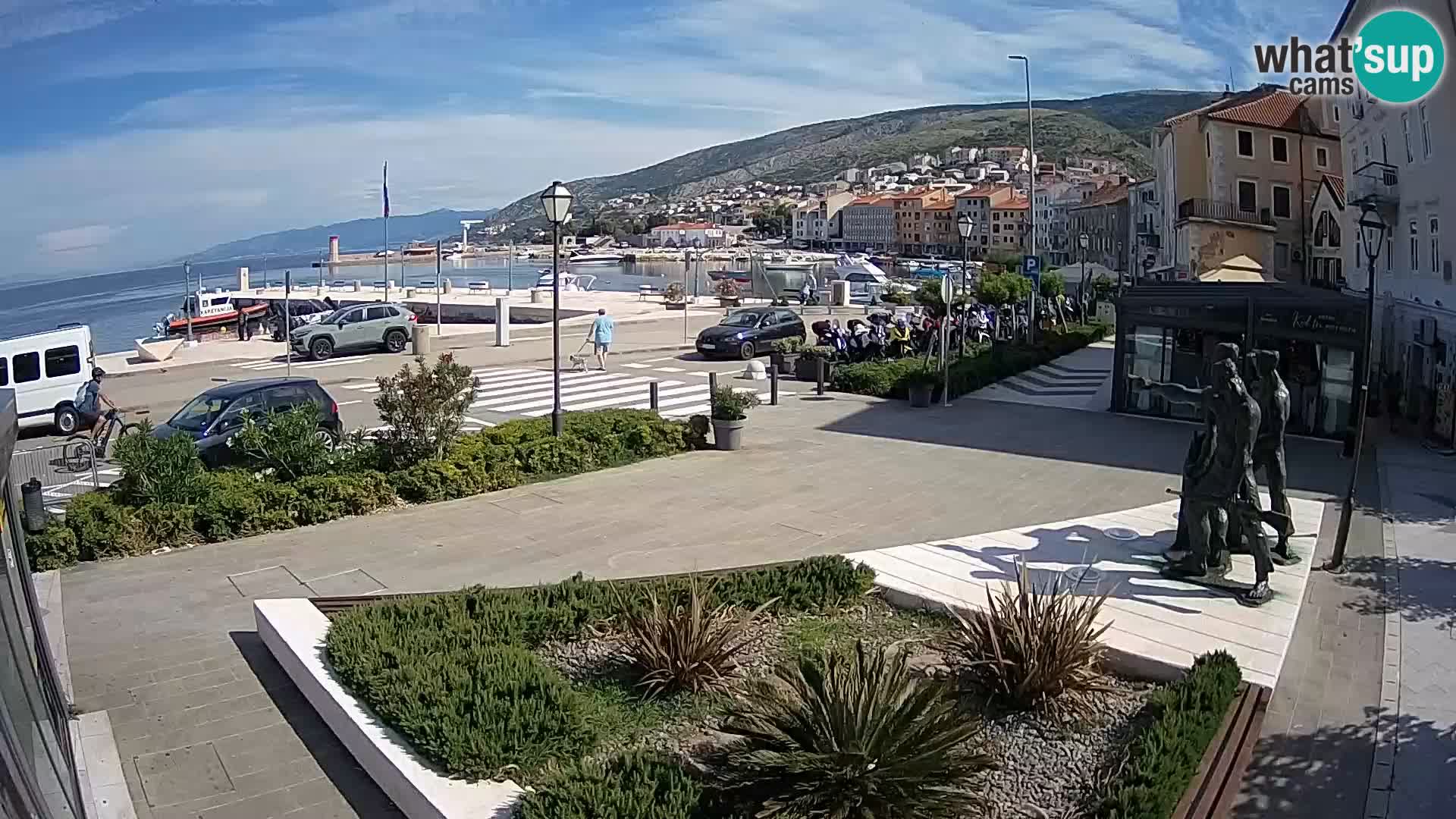 Live-Webcam Senj Riva – direkt am Meer – Kroatien