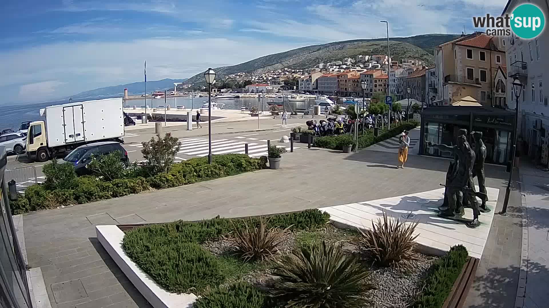 Live webcam Senj riva – fronte mare