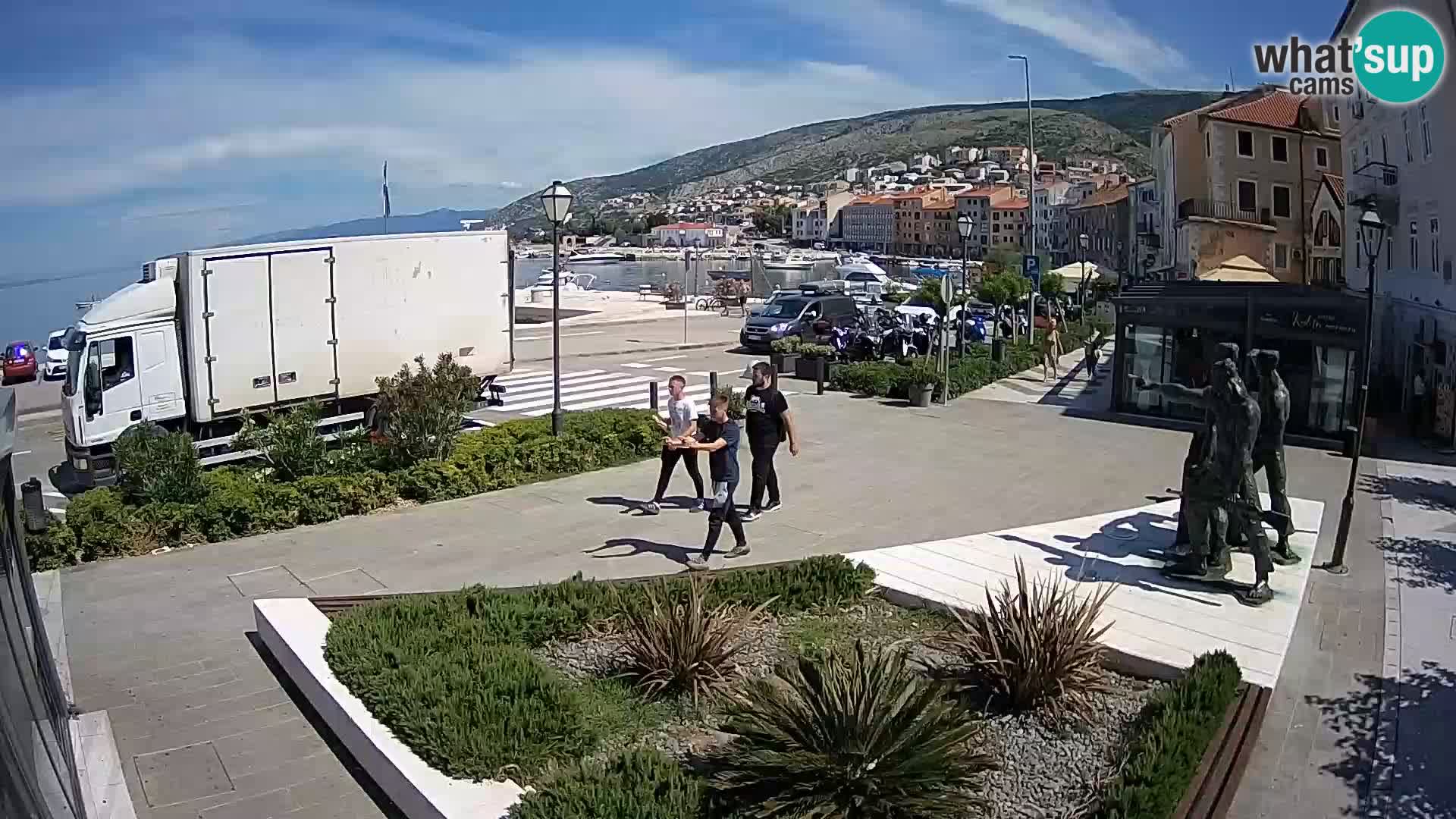 Live webcam Senj riva – fronte mare