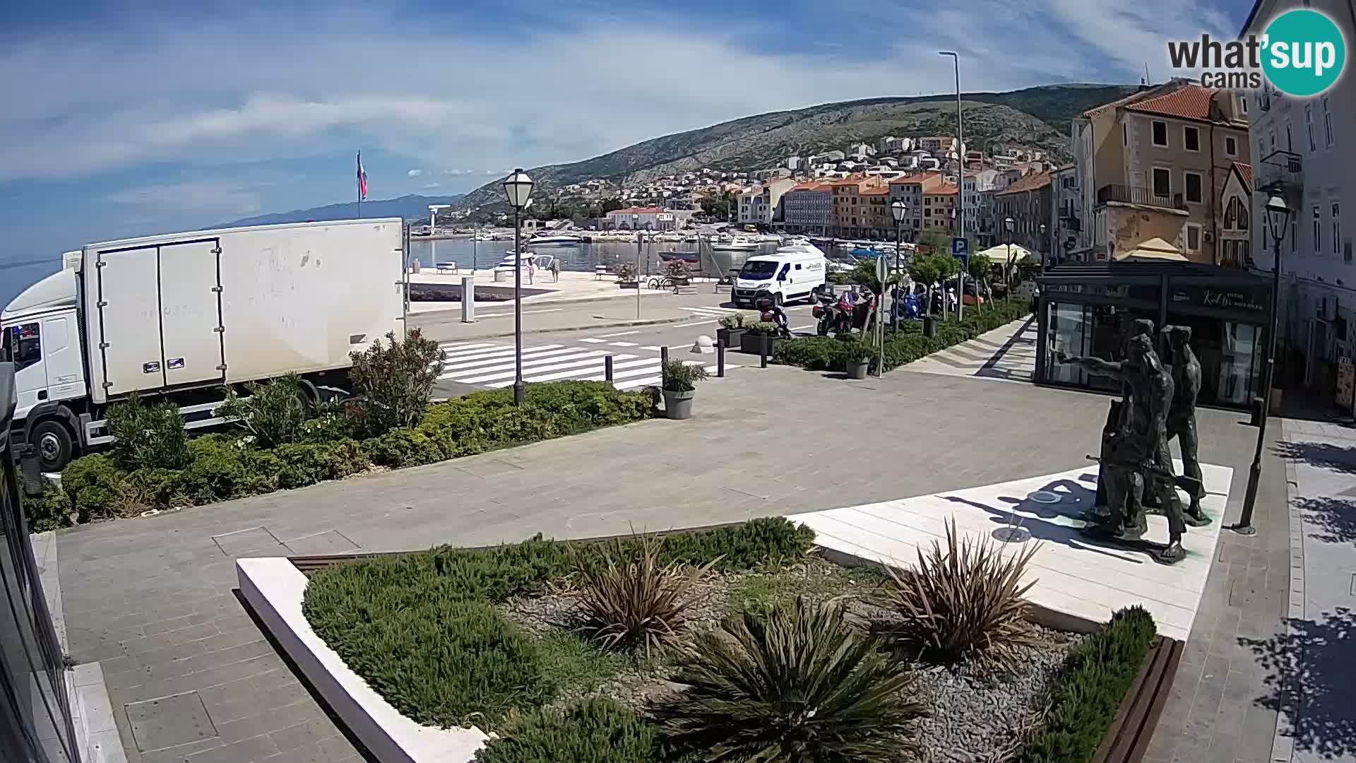 Live webcam Senj riva – fronte mare