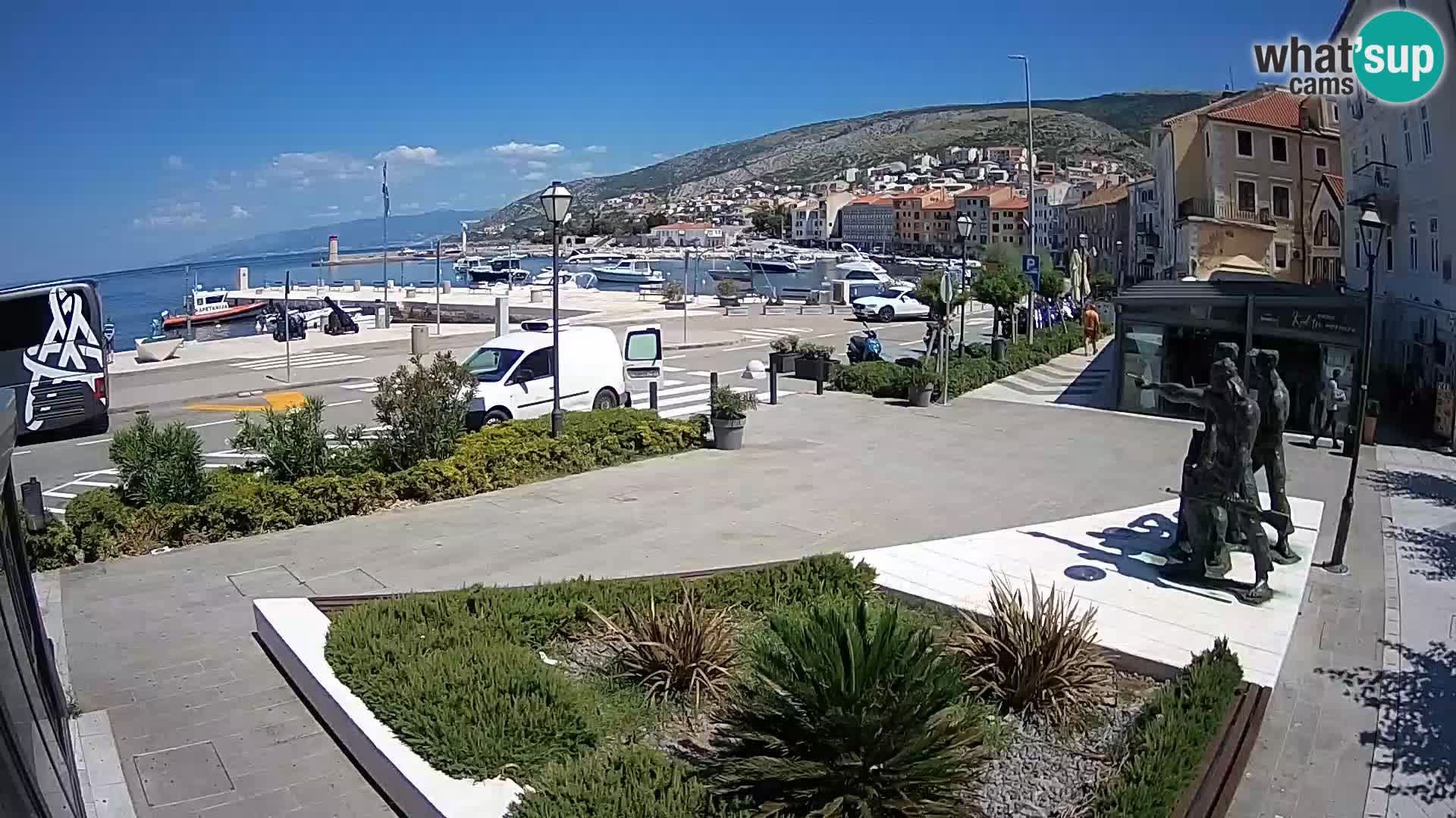 Live webcam Senj riva – seafront – Croatia